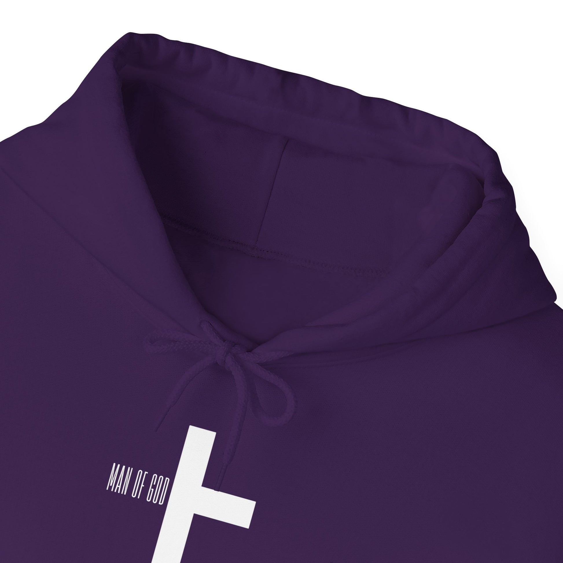 Man of God Hoodie – “I’m All In” Christian Fleece Sweatshirt, Faith Apparel Gift