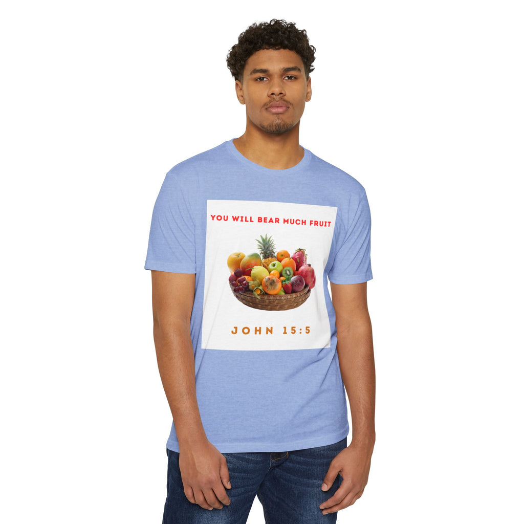 Fruitful Blessings Unisex T-Shirt, Inspirational Gift, Christian Tee, Summer Style, Motivational Shirt, Faith-Based Apparel