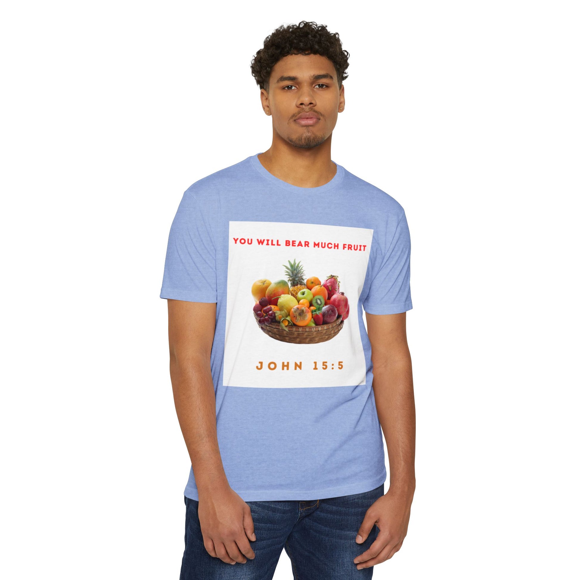 Fruitful Blessings Unisex T-Shirt, Inspirational Gift, Christian Tee, Summer Style, Motivational Shirt, Faith-Based Apparel