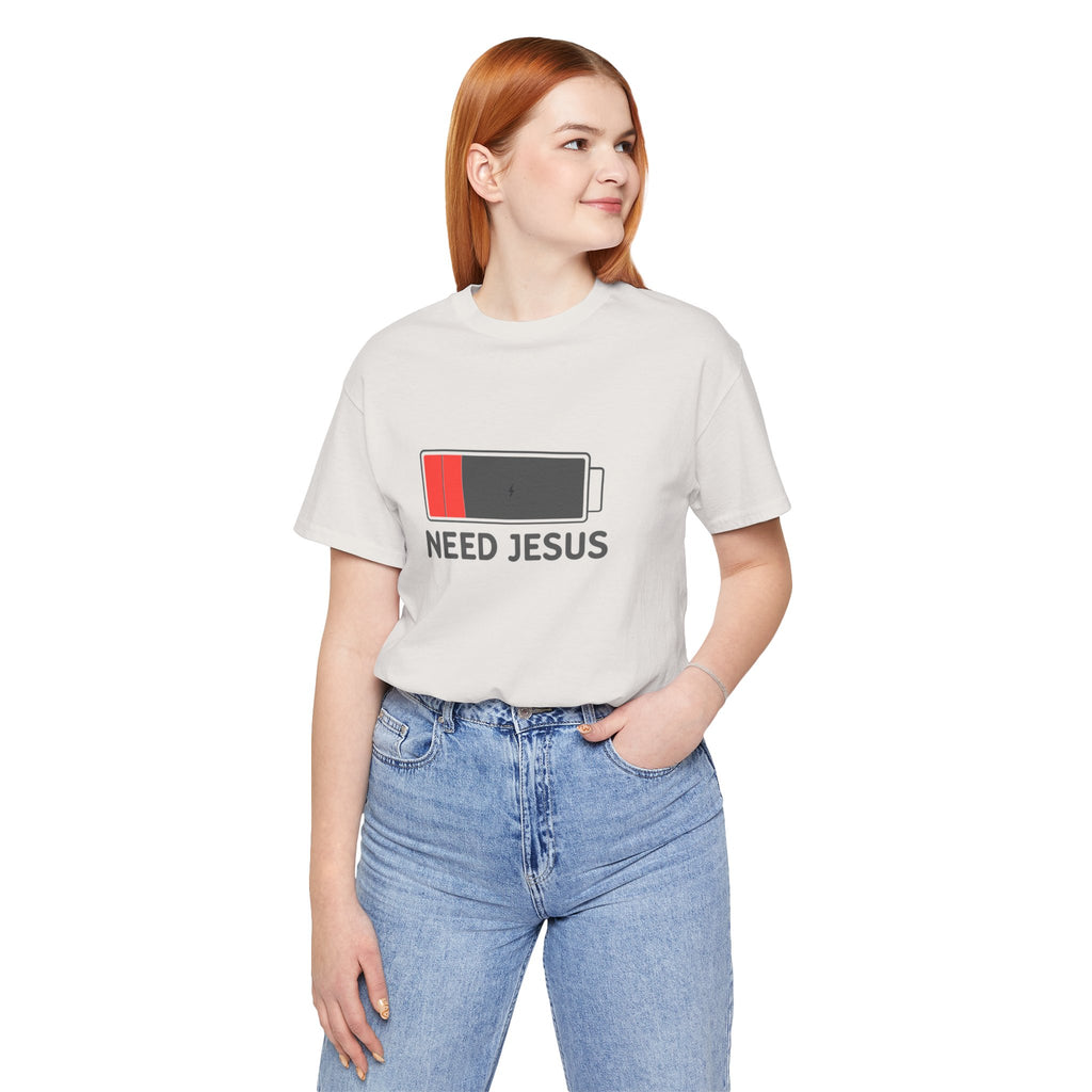 Faith-Inspired Short Sleeve Tee, Casual T-Shirt