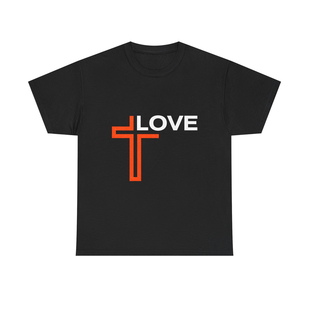 Love Unisex Heavy Cotton T-Shirt – Christian Faith Tee, Inspirational Apparel