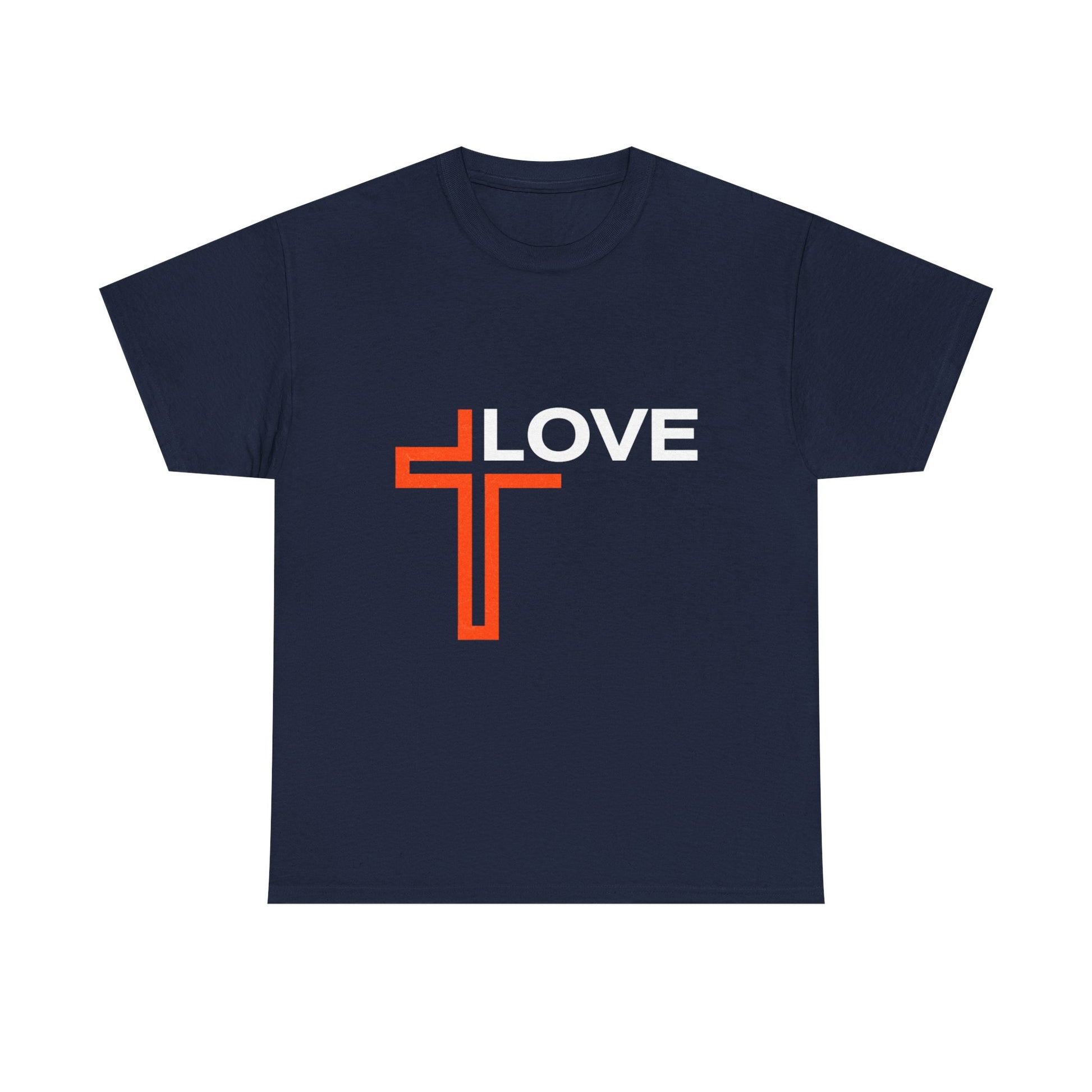Love Unisex Heavy Cotton T-Shirt – Christian Faith Tee, Inspirational Apparel