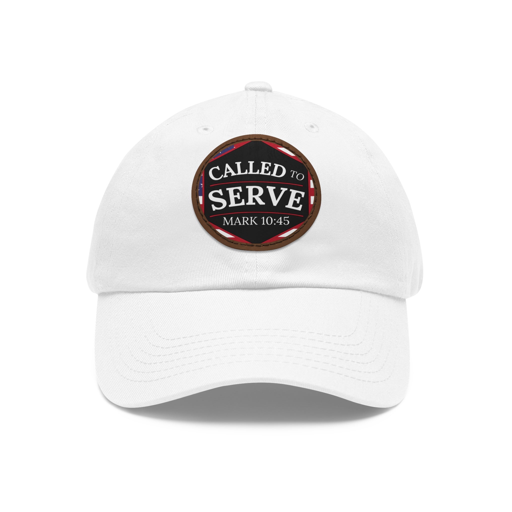 Called to Serve Dad Hat with Leather Patch