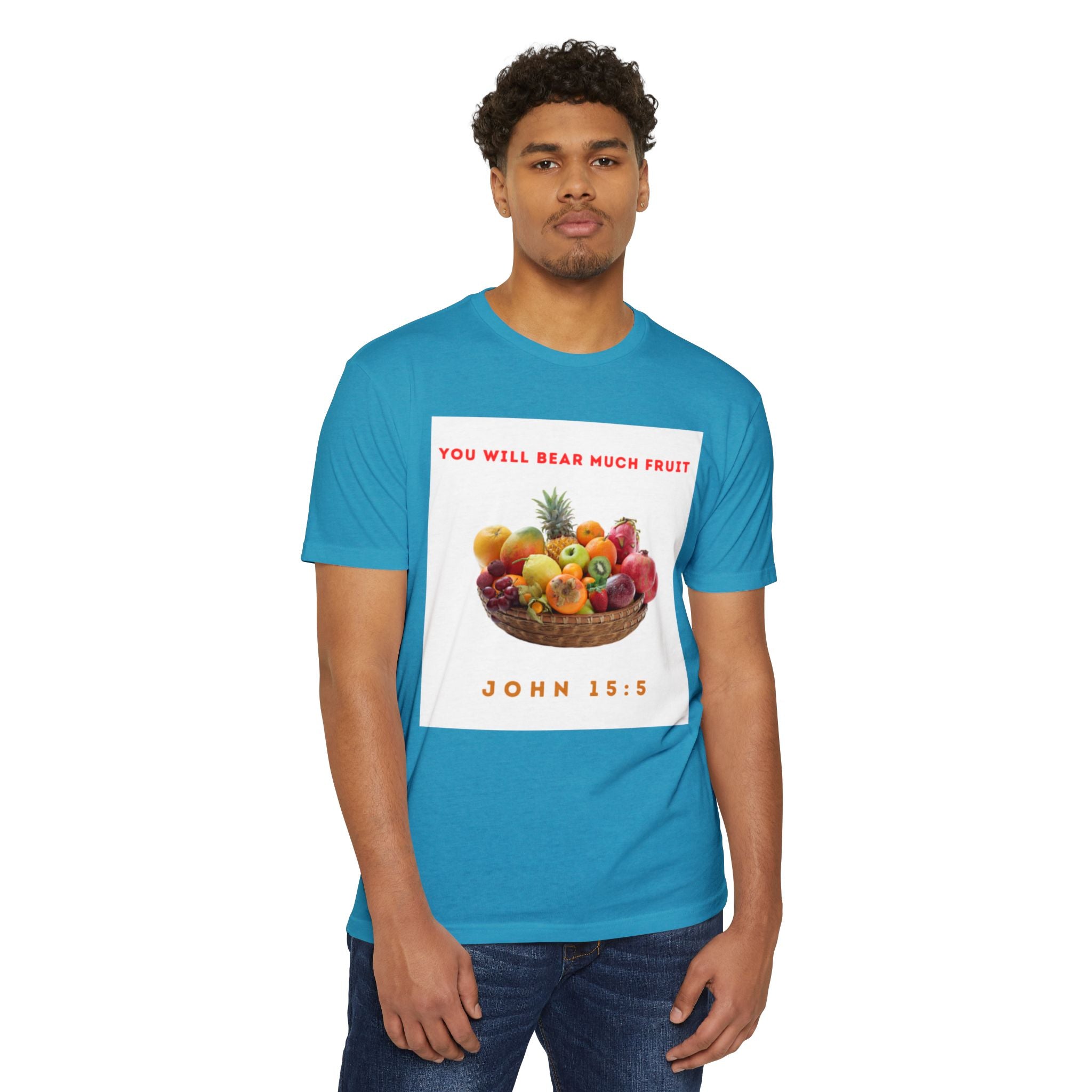 Fruitful Blessings Unisex T-Shirt, Inspirational Gift, Christian Tee, Summer Style, Motivational Shirt, Faith-Based Apparel