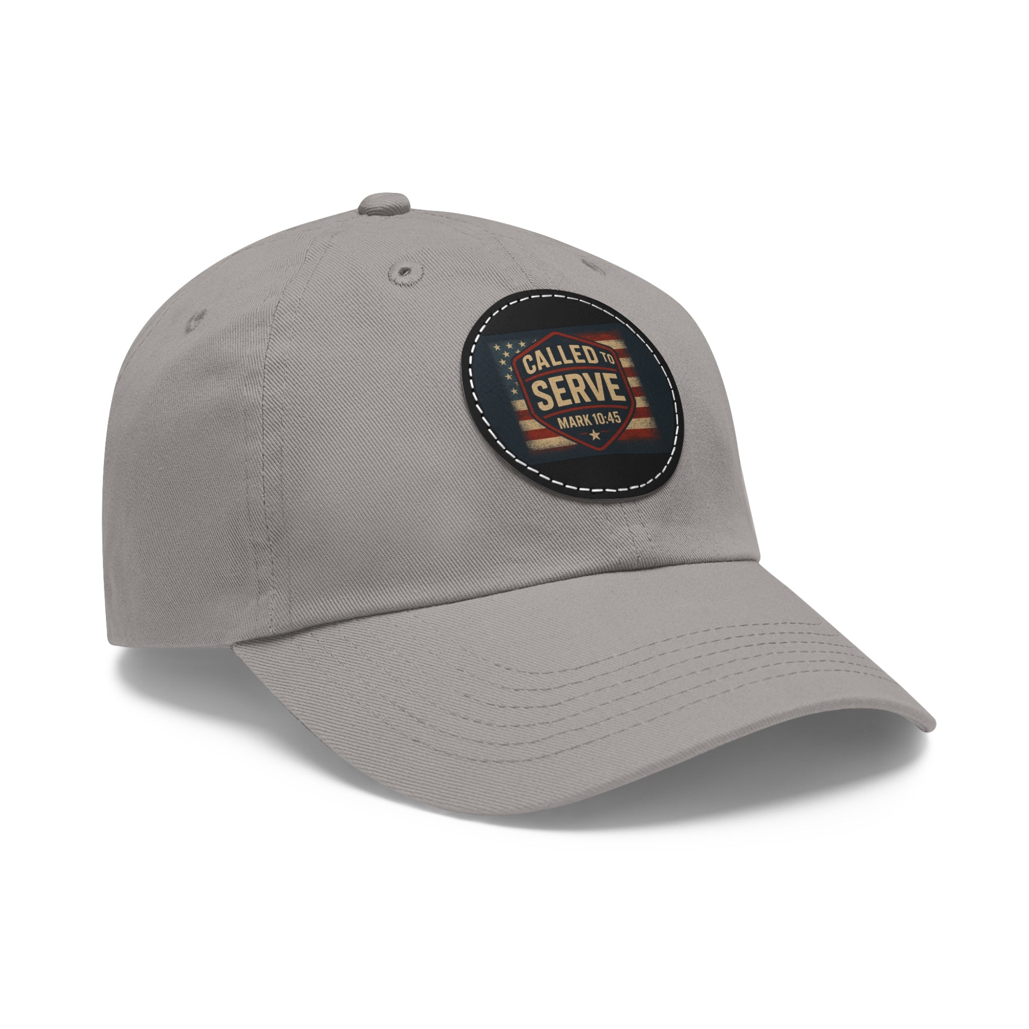 Called to Serve Dad Hat with Leather Patch