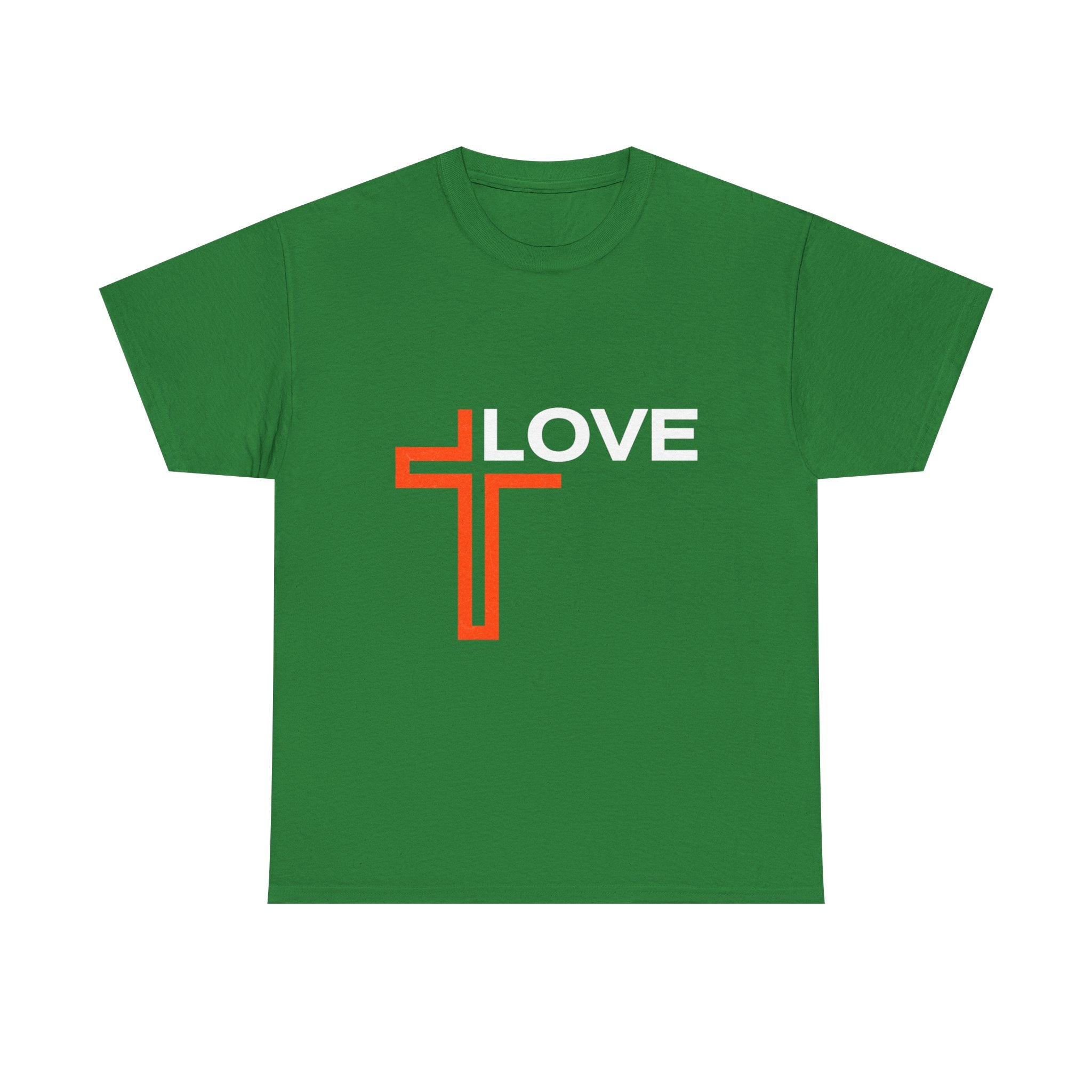Love Unisex Heavy Cotton T-Shirt – Christian Faith Tee, Inspirational Apparel