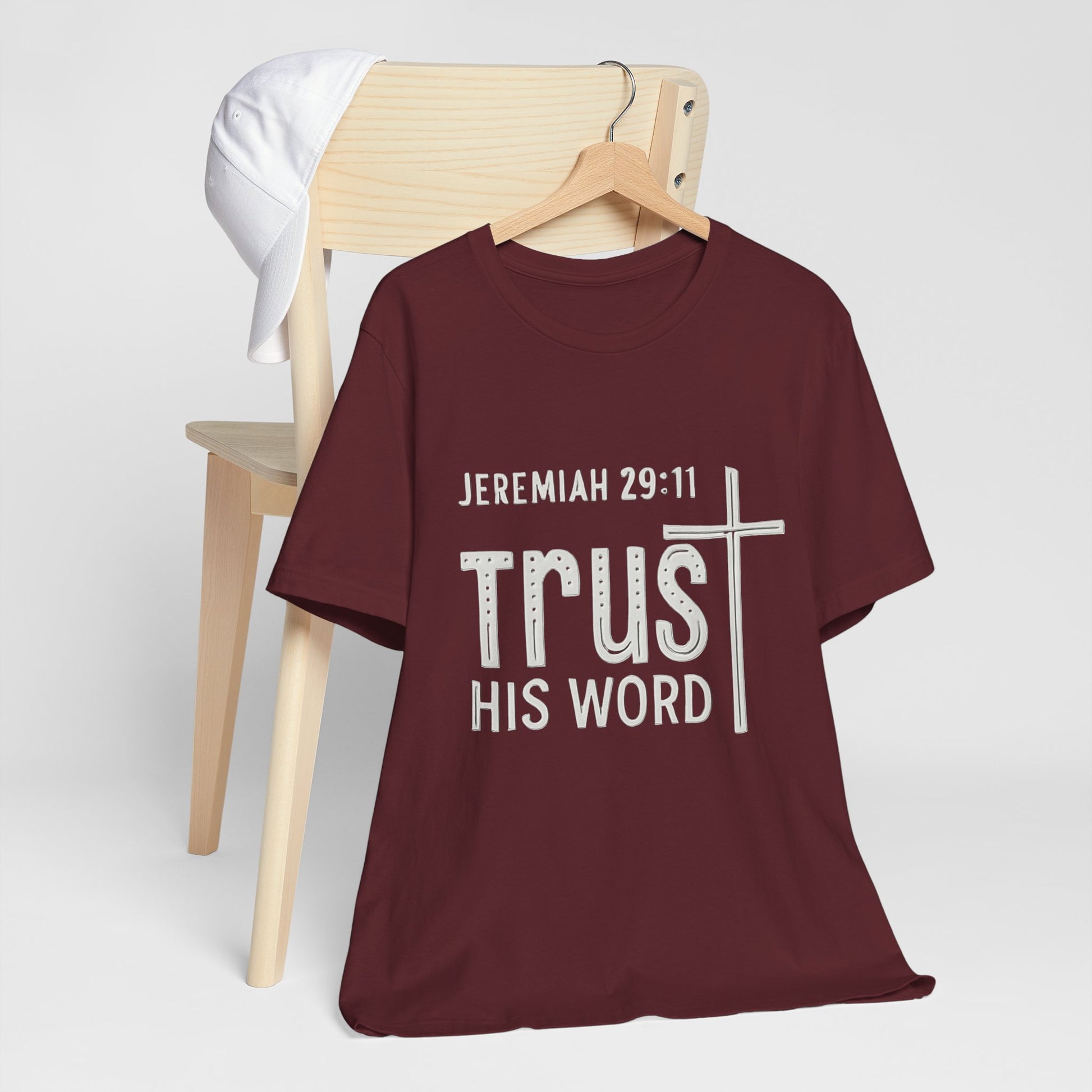 Trust His Word Jeremiah 29:11 Unisex T-Shirt – Faith Inspirational Tee