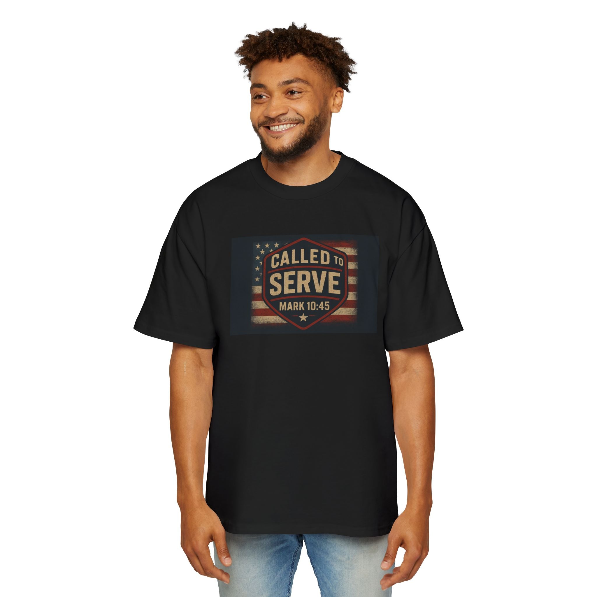 Called to Serve Heavy Oversized Tee