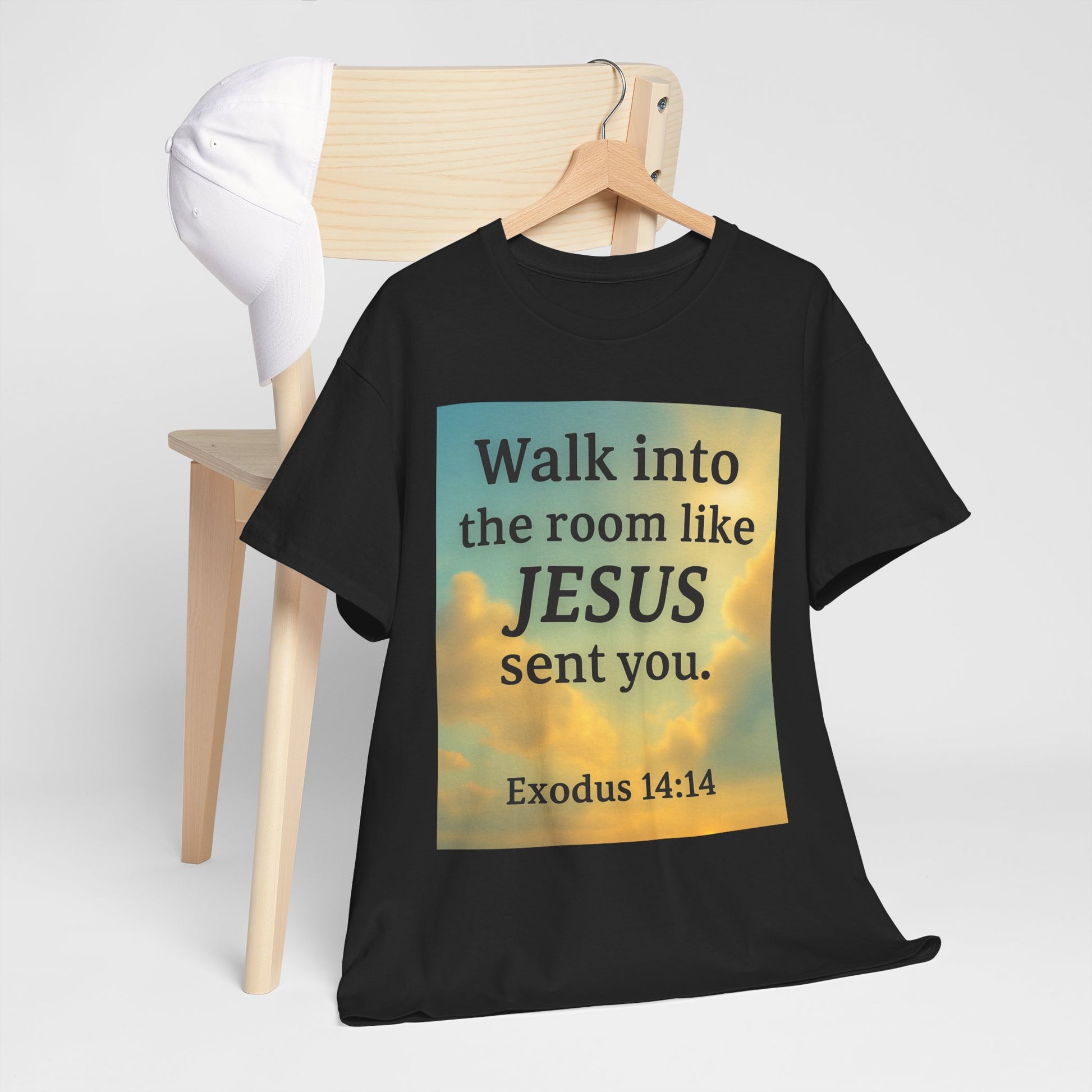 Walk into the Room like JESUS, Cotton T-Shirt