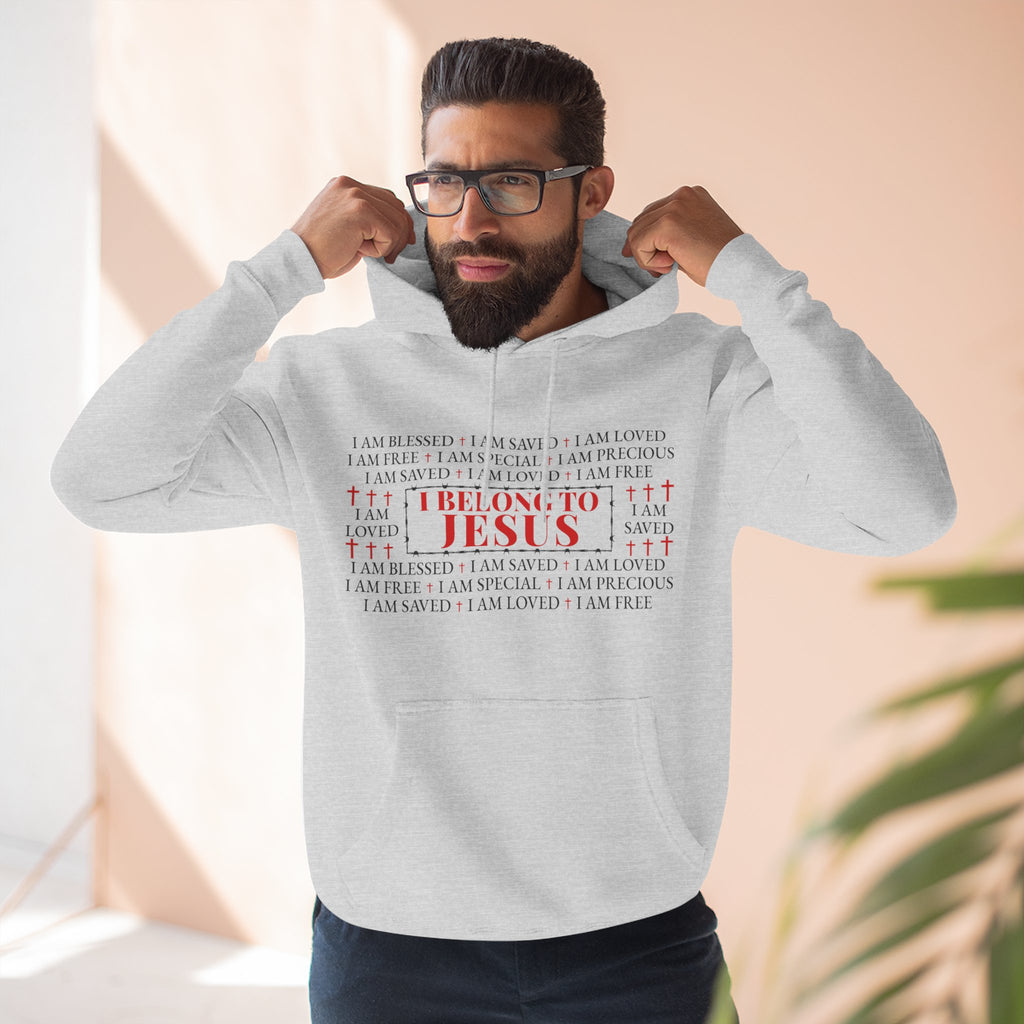 I Belong To Jesus Hoodie – Unisex Fleece Christian Sweatshirt, Faith Apparel Gift