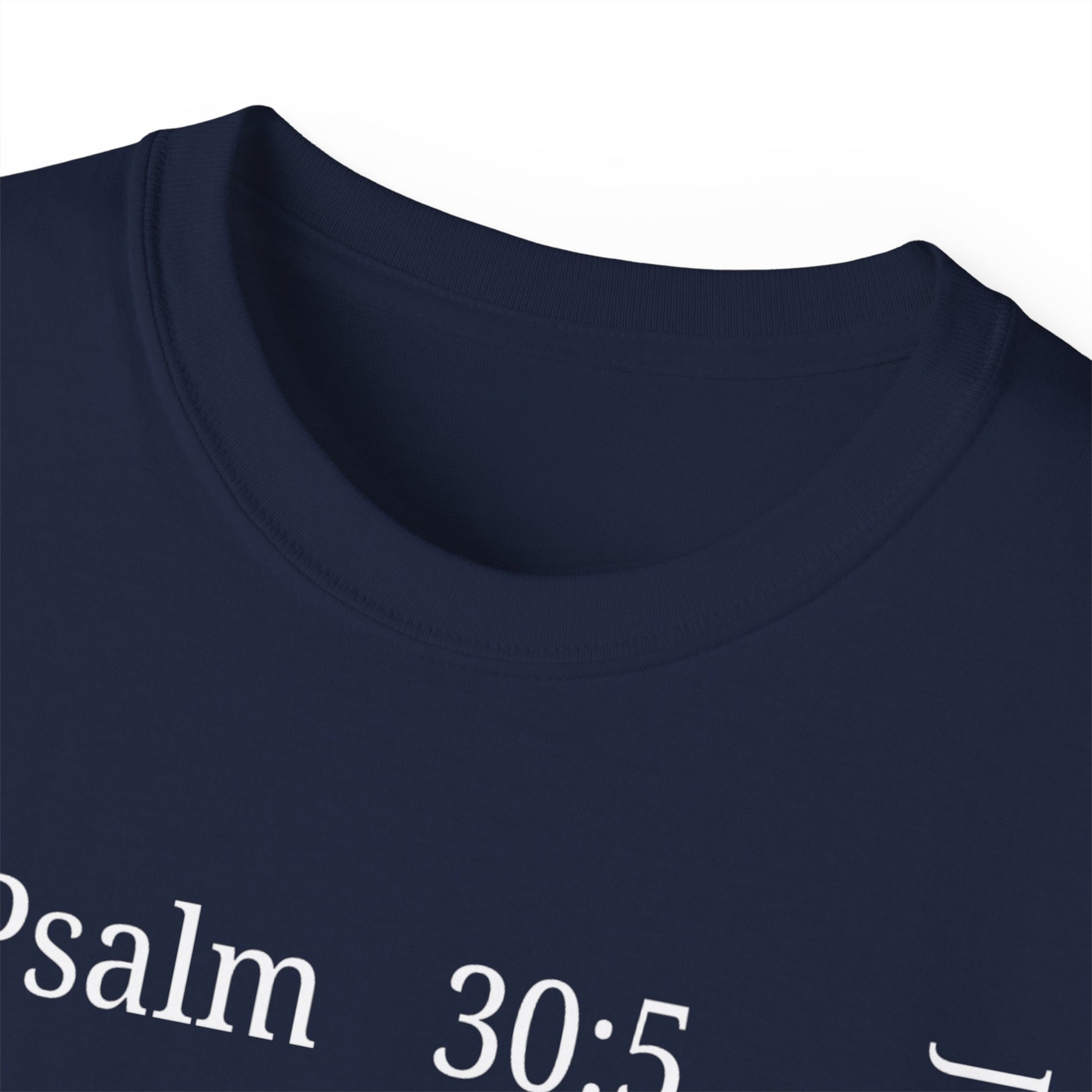 Joy Comes in the Morning – Psalm 30:5 Unisex Christian T-Shirt, Faith-Based Gift Tee
