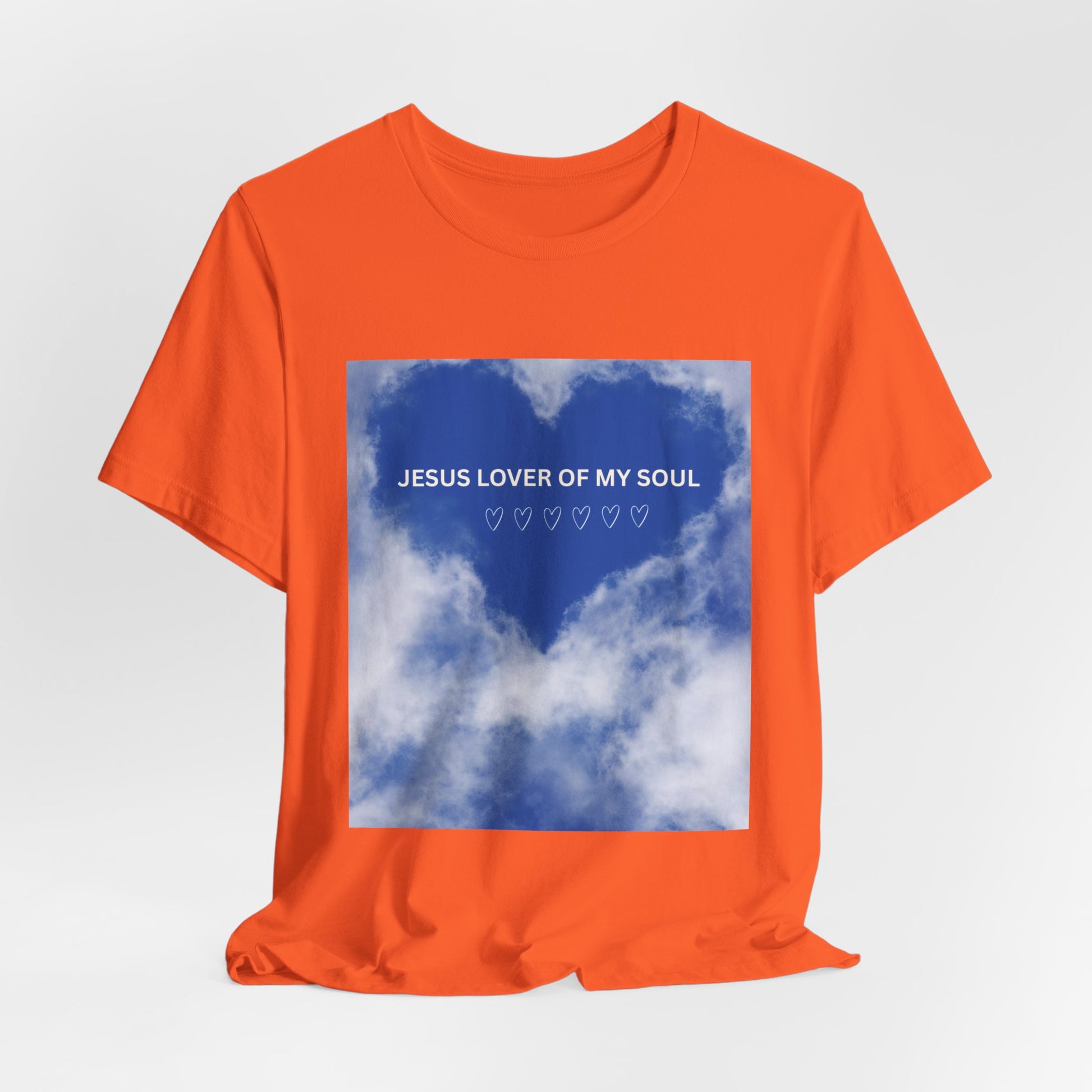 Jesus Lover of My Soul Tee - Comfort, Faith, Inspiration, Gift for Believers, Everyday Wear, Religious Apparel