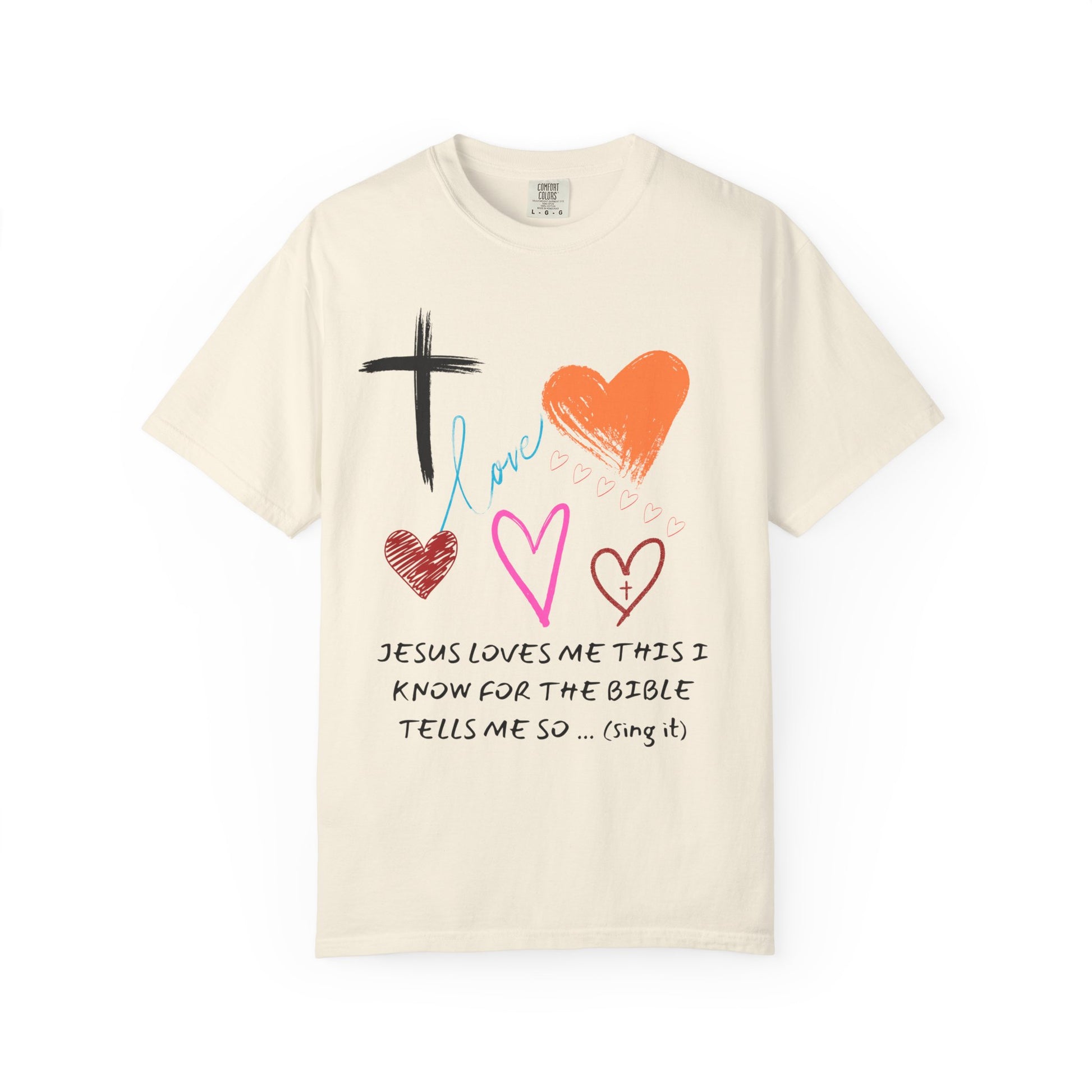 Faith-Inspired Unisex T-Shirt | Jesus Loves Me Design | Christian Apparel, Inspirational Gift, Casual Wear, Spiritual Clothing, Everyday Tee