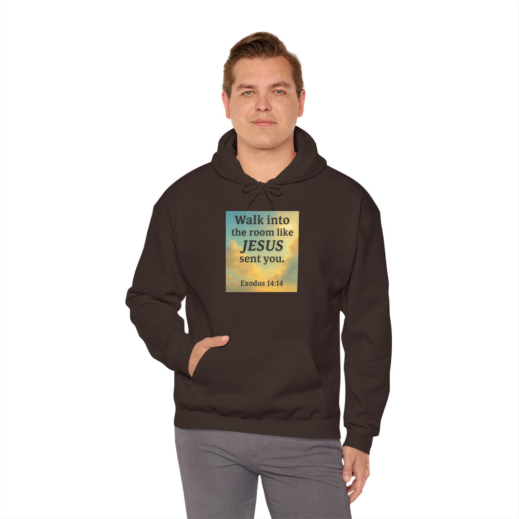 Walk Into The Room Unisex Heavy Blend™ Hooded Sweatshirt