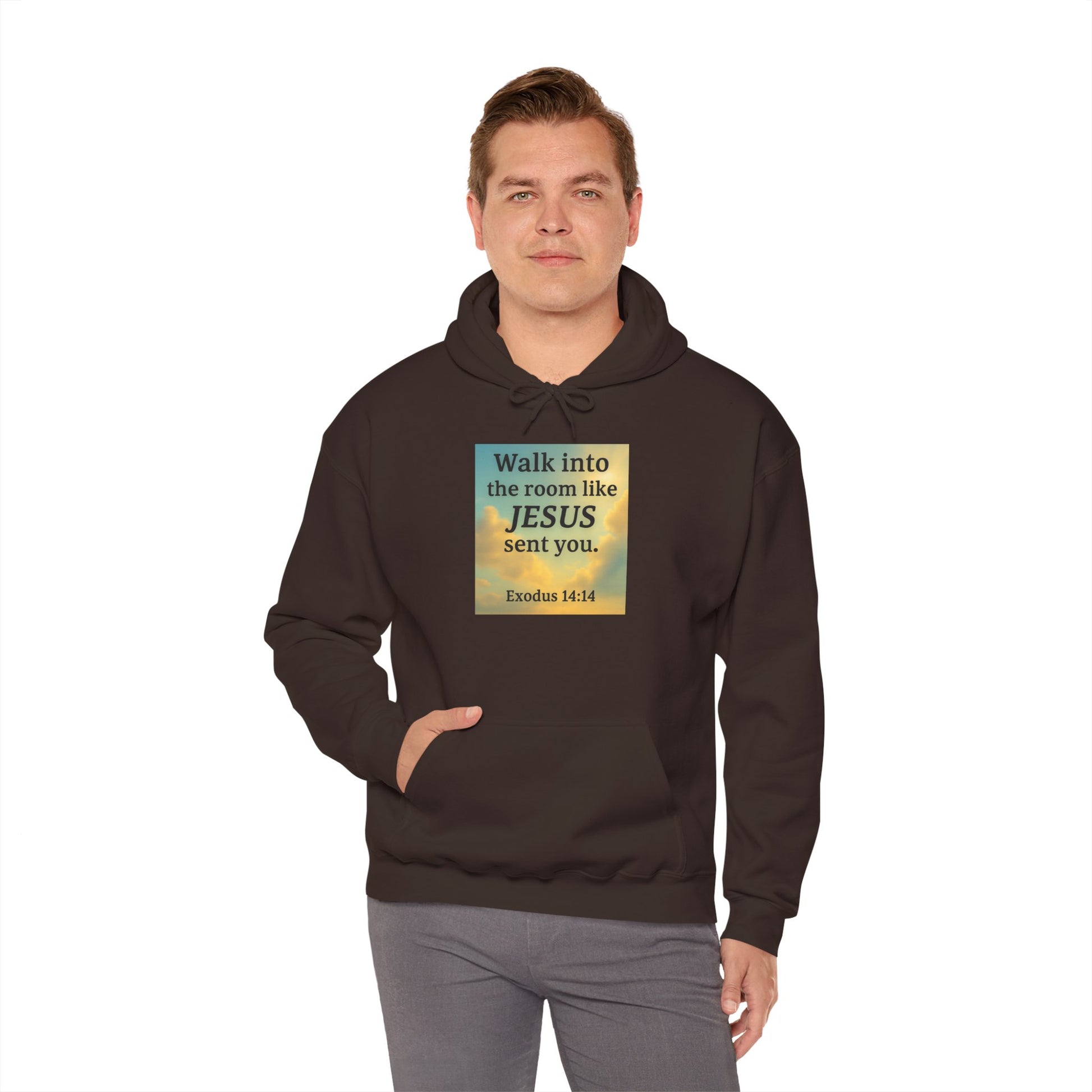 Walk Into The Room Unisex Heavy Blend™ Hooded Sweatshirt