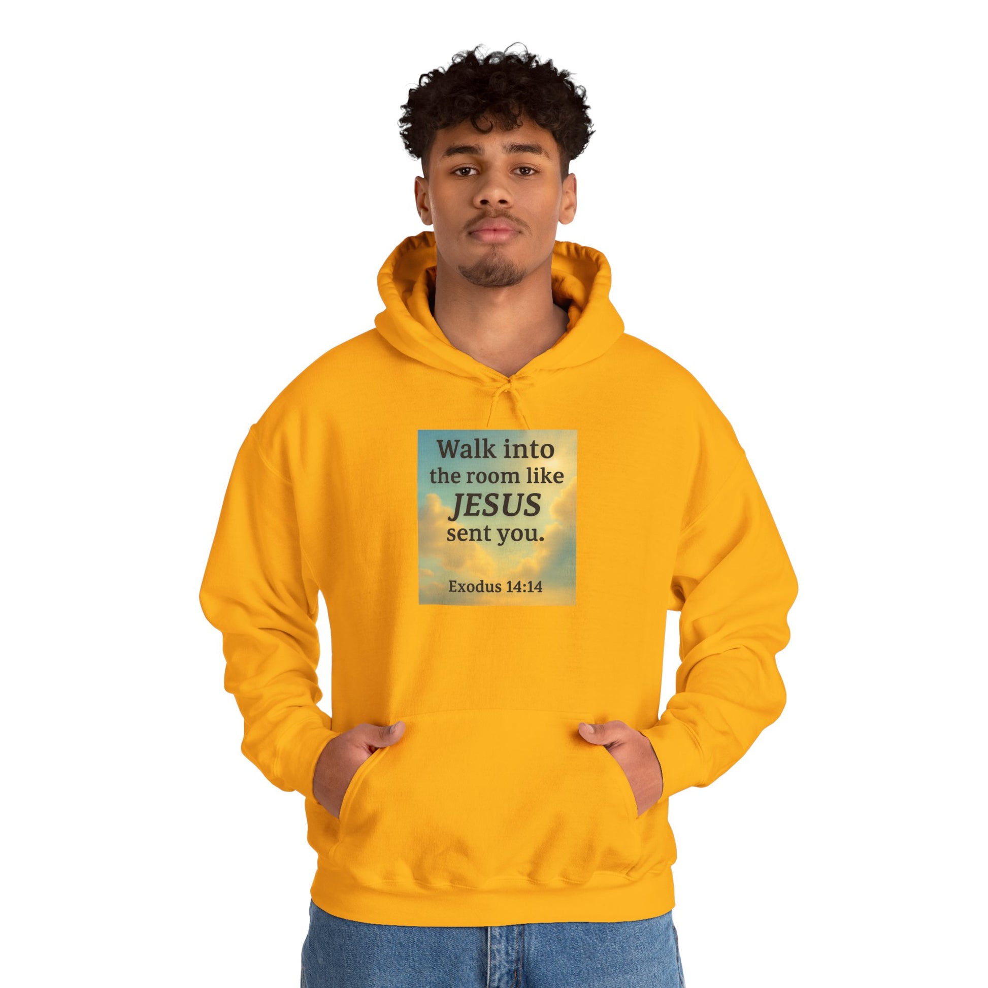 Walk Into The Room Unisex Heavy Blend™ Hooded Sweatshirt