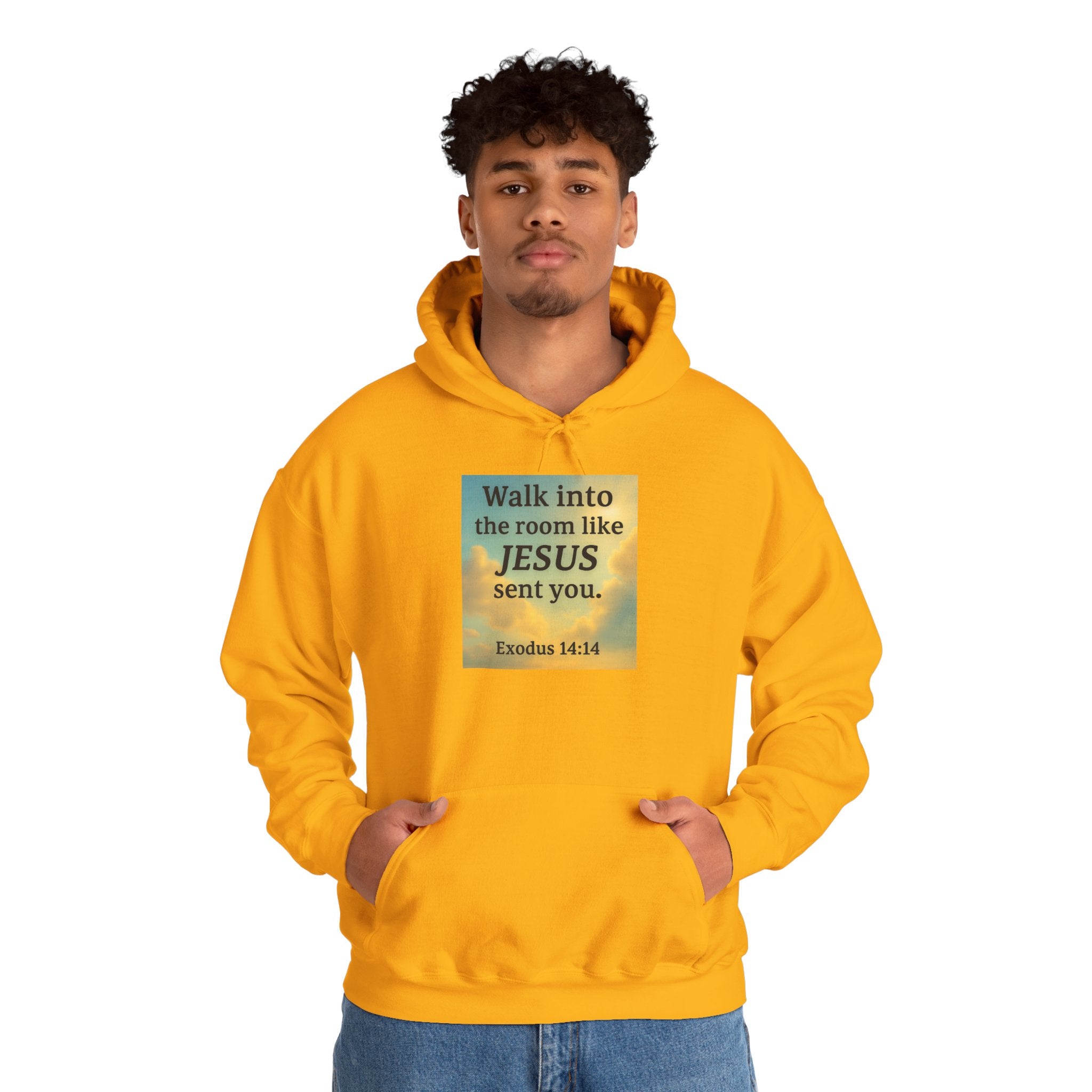 Walk Into The Room Unisex Heavy Blend™ Hooded Sweatshirt