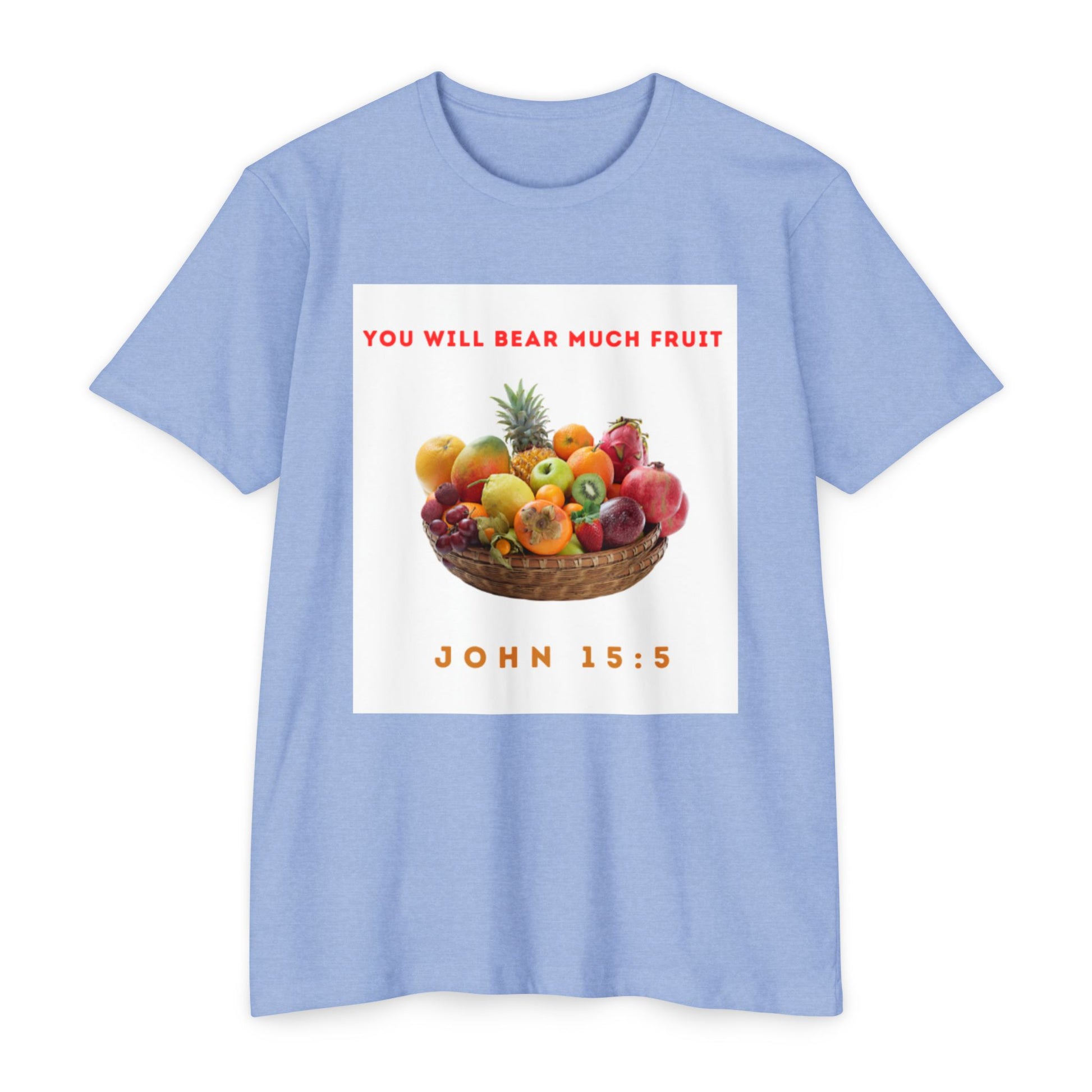 Fruitful Blessings Unisex T-Shirt, Inspirational Gift, Christian Tee, Summer Style, Motivational Shirt, Faith-Based Apparel