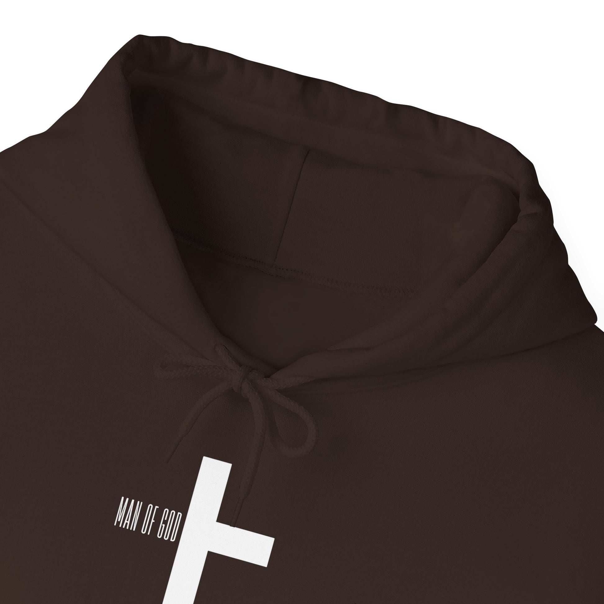 Man of God Hoodie – “I’m All In” Christian Fleece Sweatshirt, Faith Apparel Gift