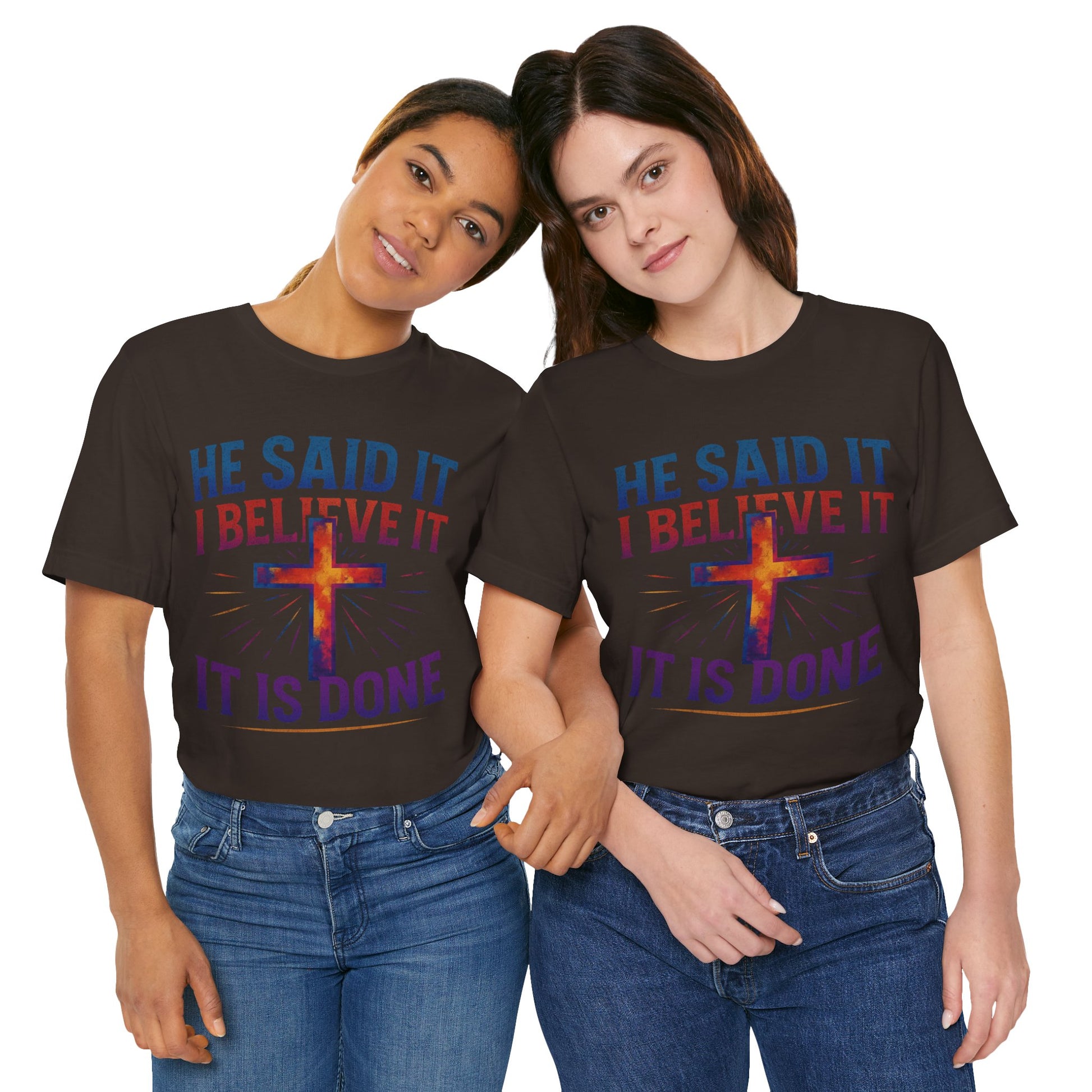 He Said It I Believe It T-Shirt – Christian Unisex Faith Tee with Bible-Inspired Quote