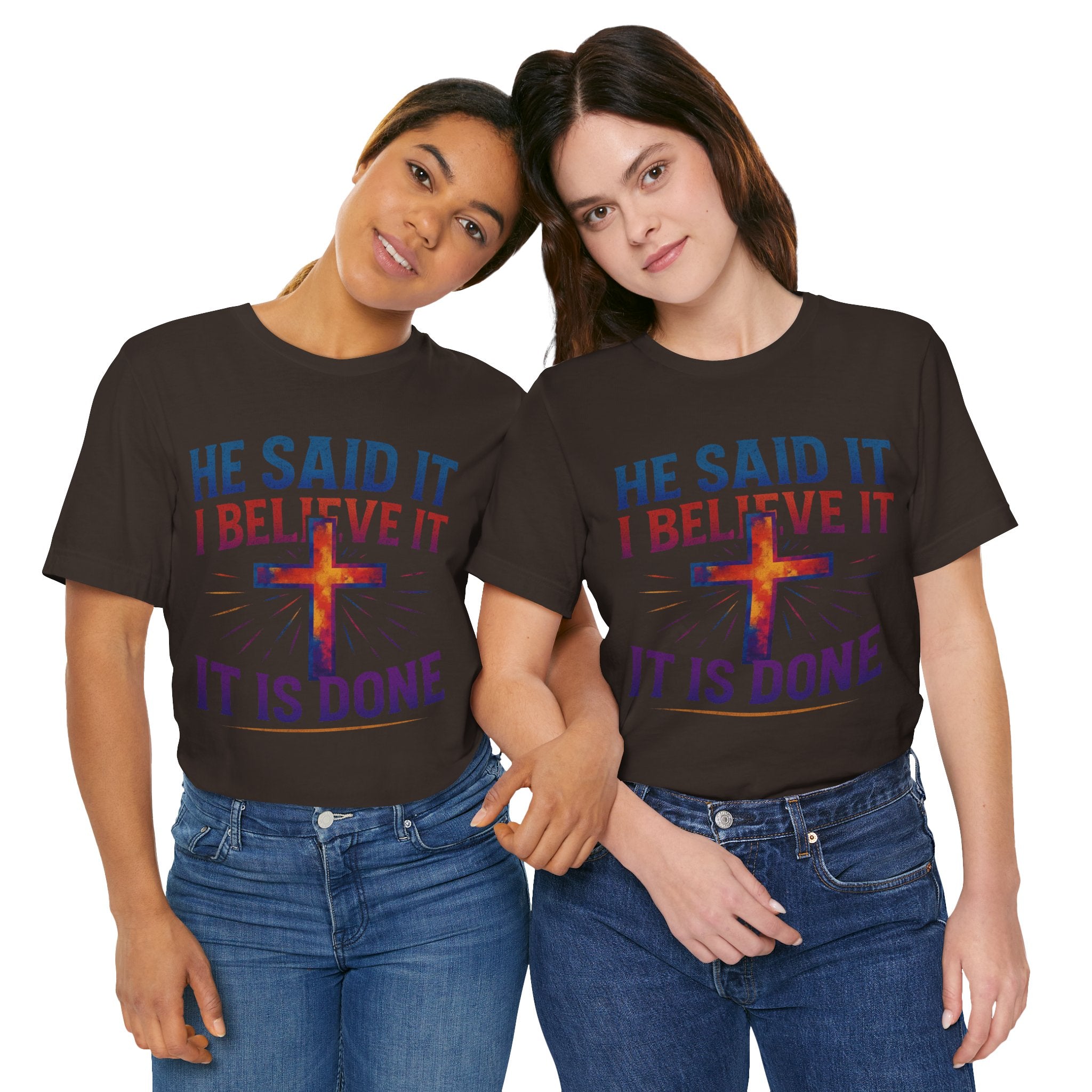 He Said It I Believe It T-Shirt – Christian Unisex Faith Tee with Bible-Inspired Quote