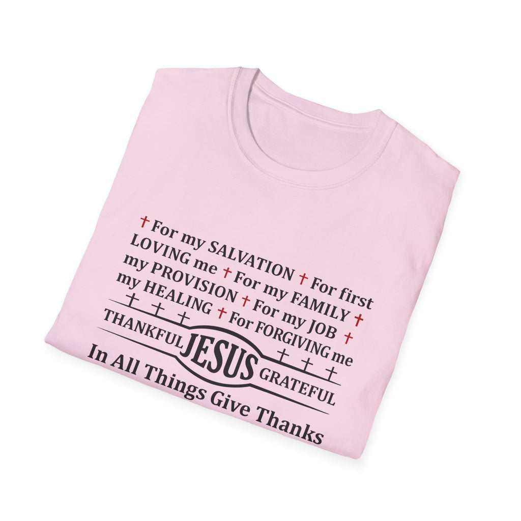 Thankful Jesus Grateful T-Shirt