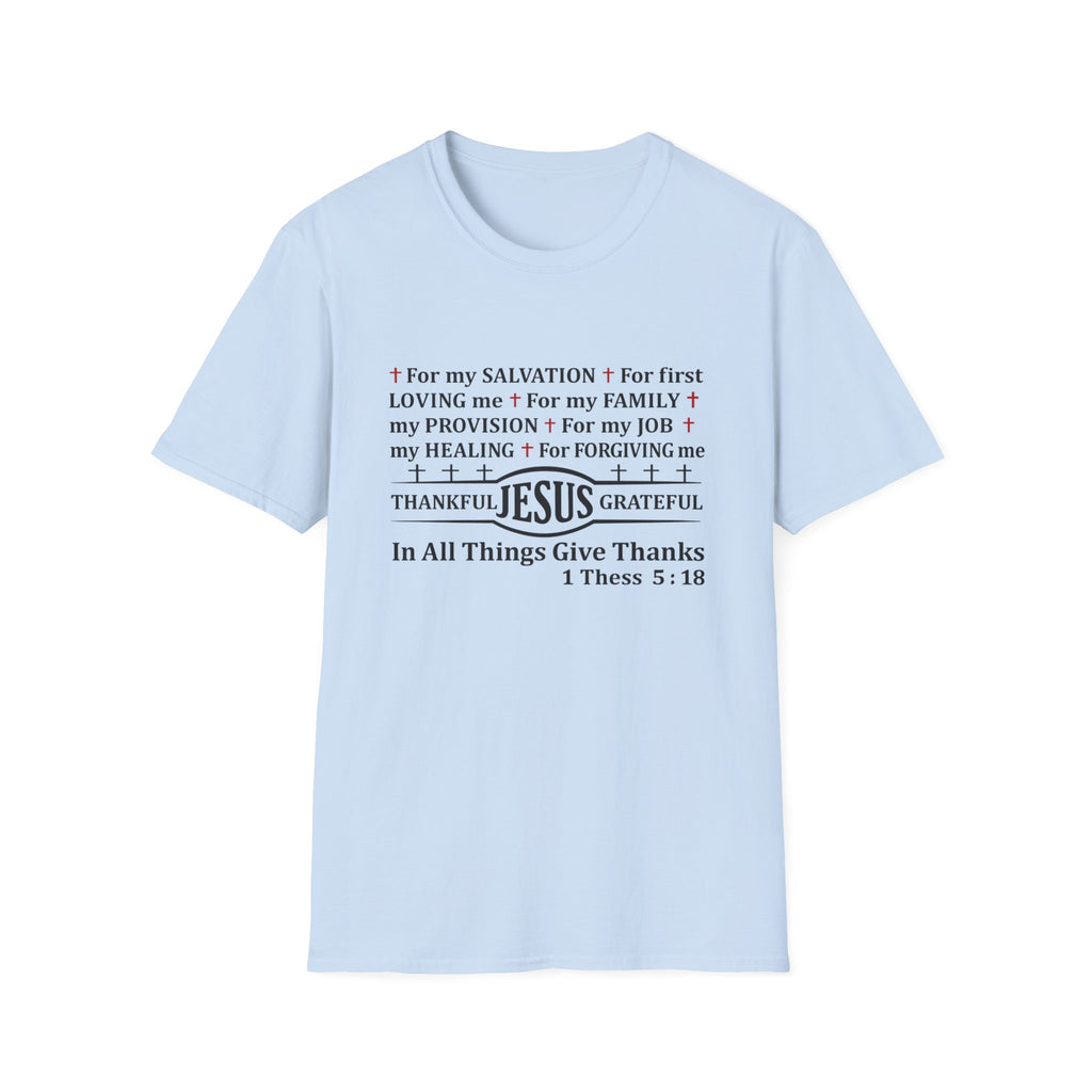 Thankful Jesus Grateful T-Shirt