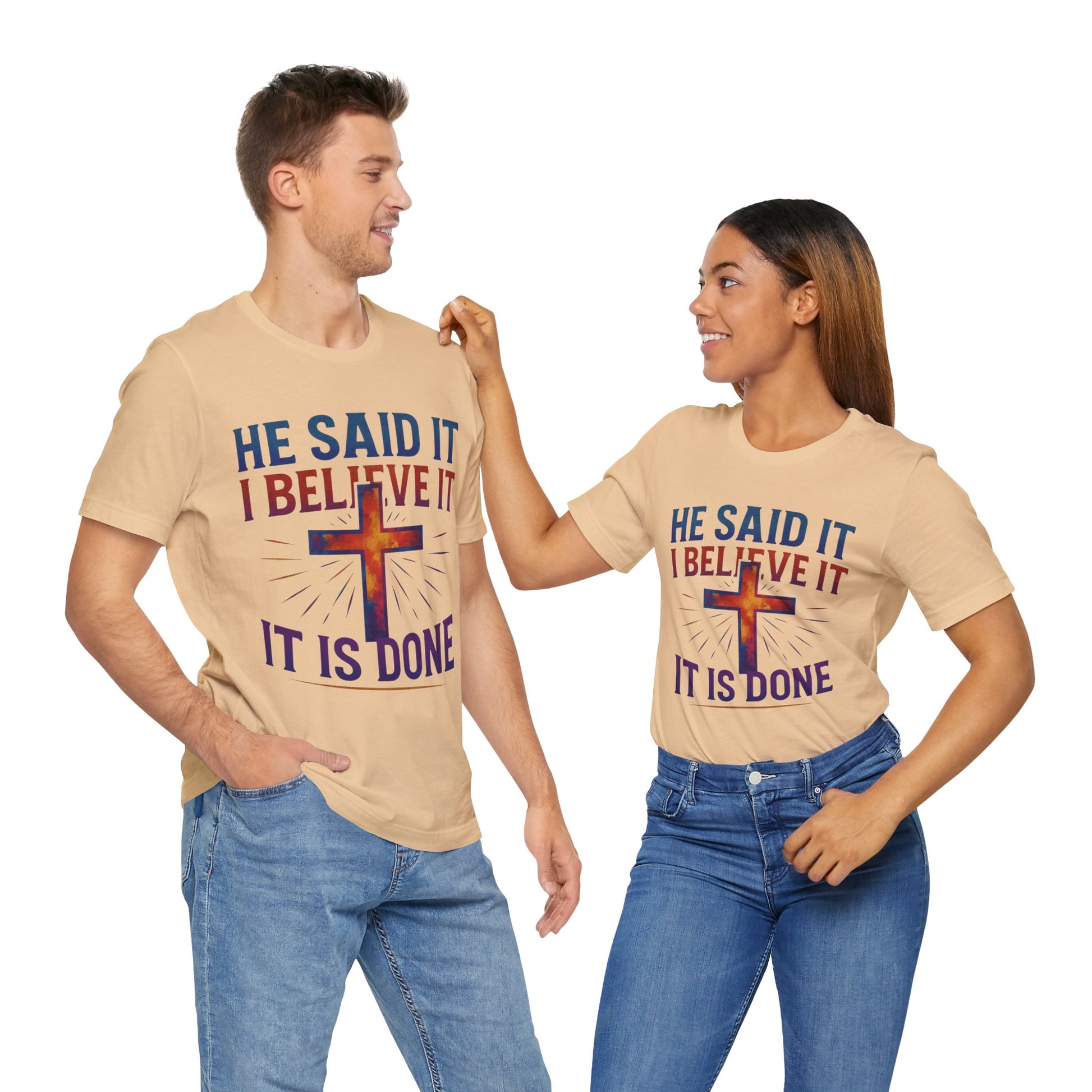 He Said It I Believe It T-Shirt – Christian Unisex Faith Tee with Bible-Inspired Quote