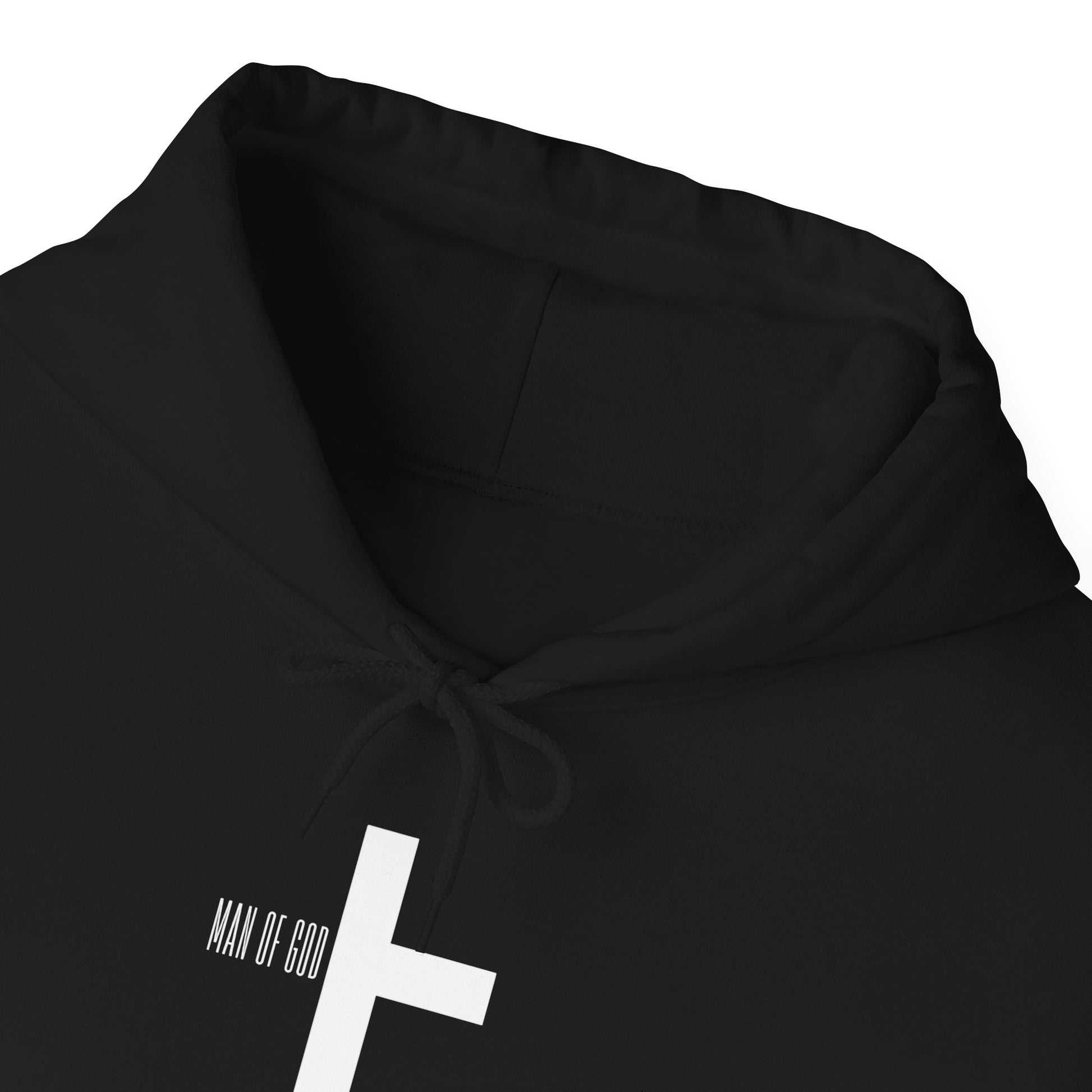 Man of God Hoodie – “I’m All In” Christian Fleece Sweatshirt, Faith Apparel Gift