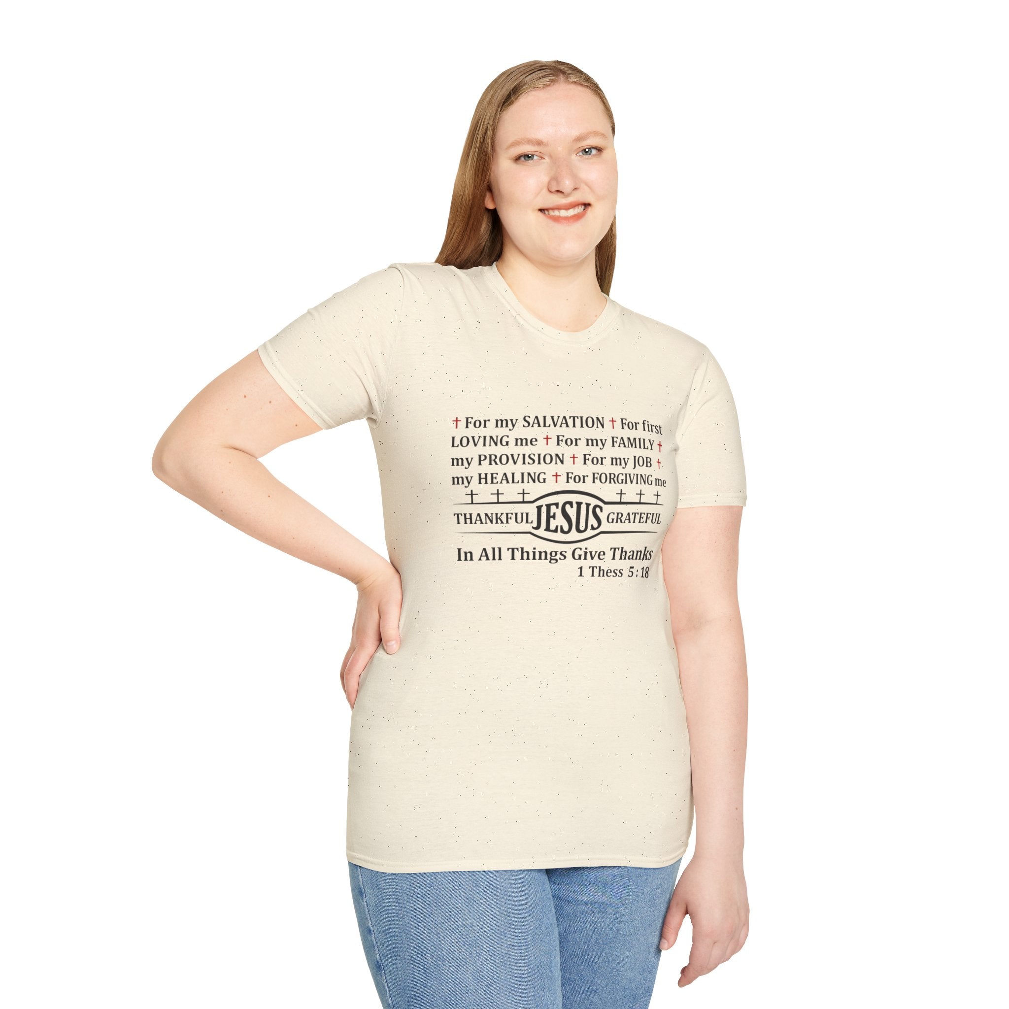 Thankful Jesus Grateful T-Shirt