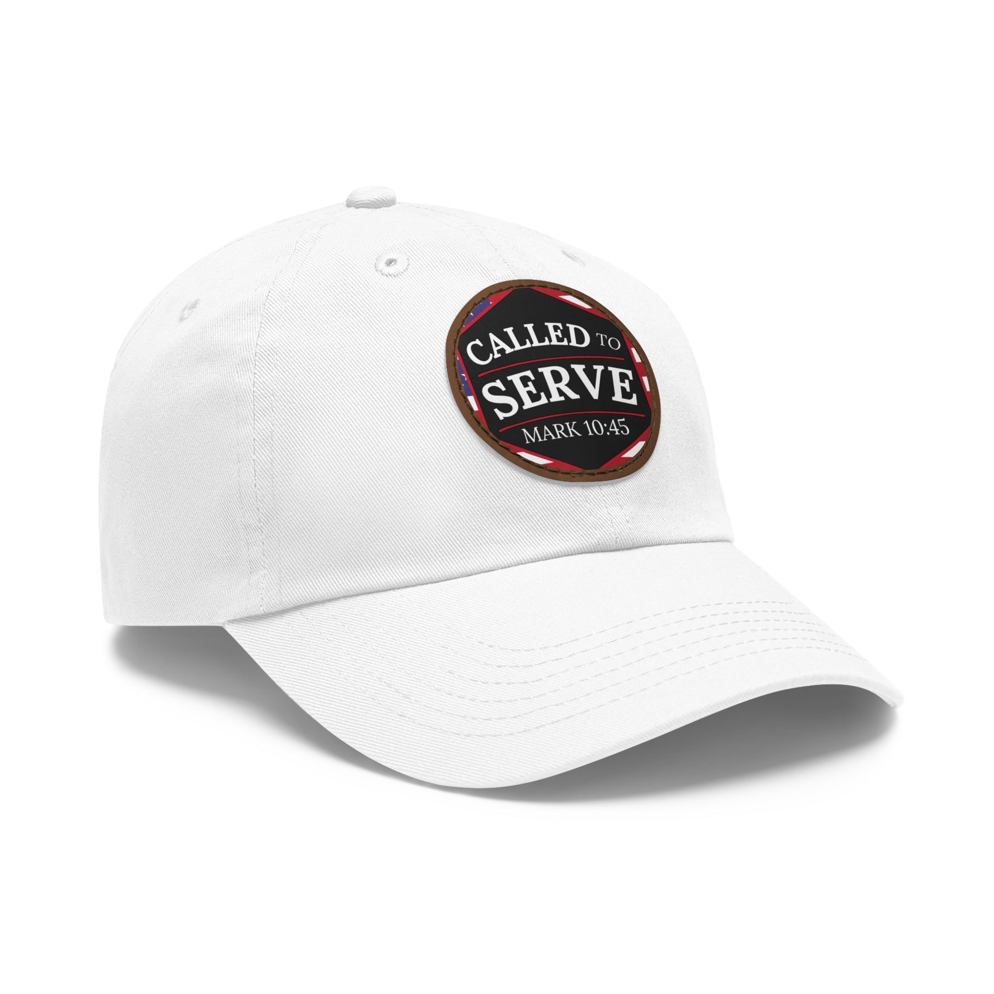 Called to Serve Dad Hat with Leather Patch