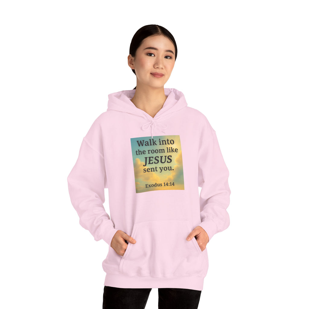 Walk Into The Room Unisex Heavy Blend™ Hooded Sweatshirt