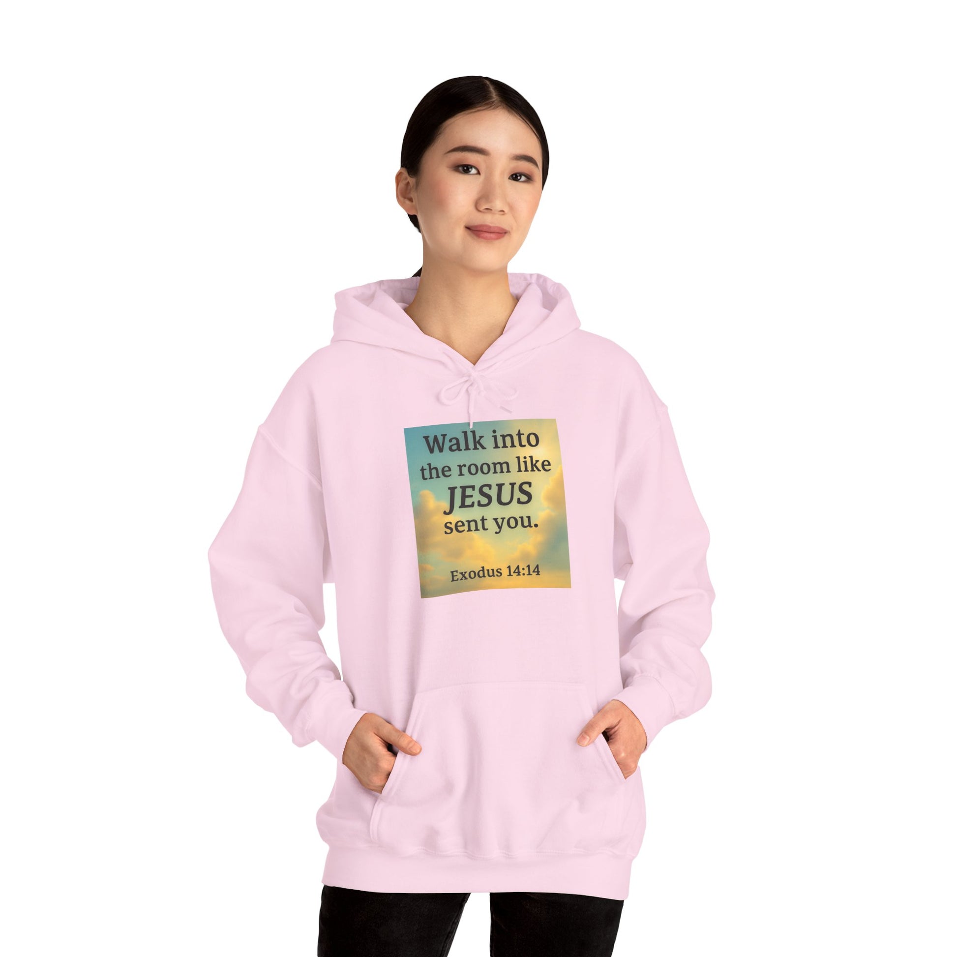 Walk Into The Room Unisex Heavy Blend™ Hooded Sweatshirt