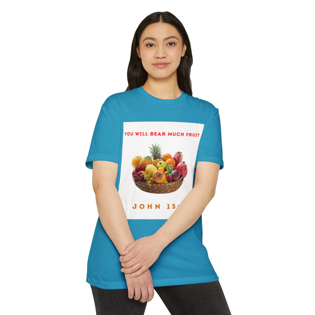 Fruitful Blessings Unisex T-Shirt, Inspirational Gift, Christian Tee, Summer Style, Motivational Shirt, Faith-Based Apparel