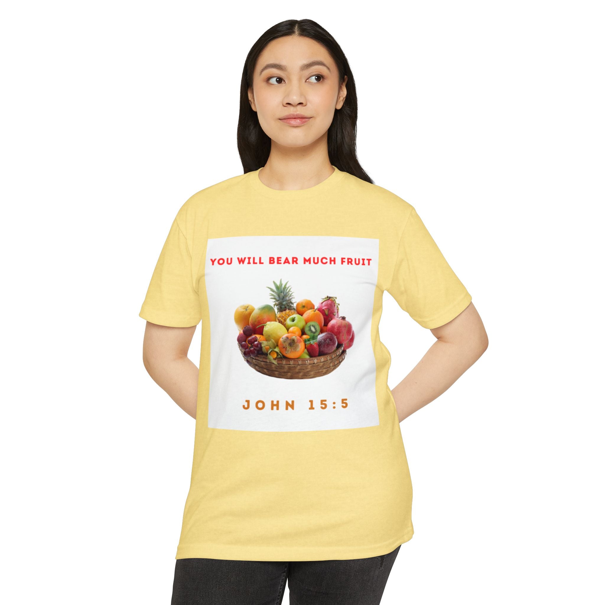 Fruitful Blessings Unisex T-Shirt, Inspirational Gift, Christian Tee, Summer Style, Motivational Shirt, Faith-Based Apparel