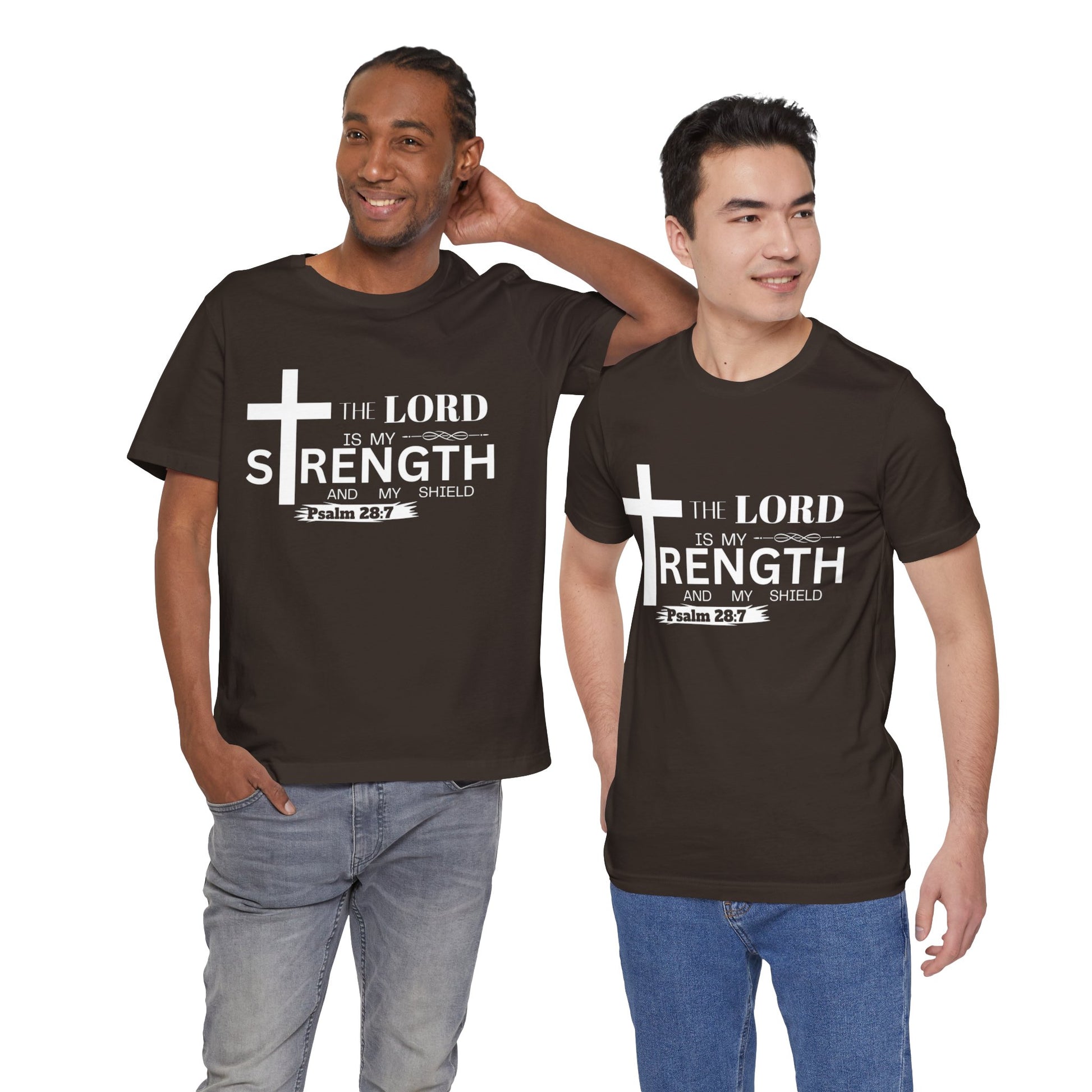 The Lord Is My Strength Tee – Psalm 28:7