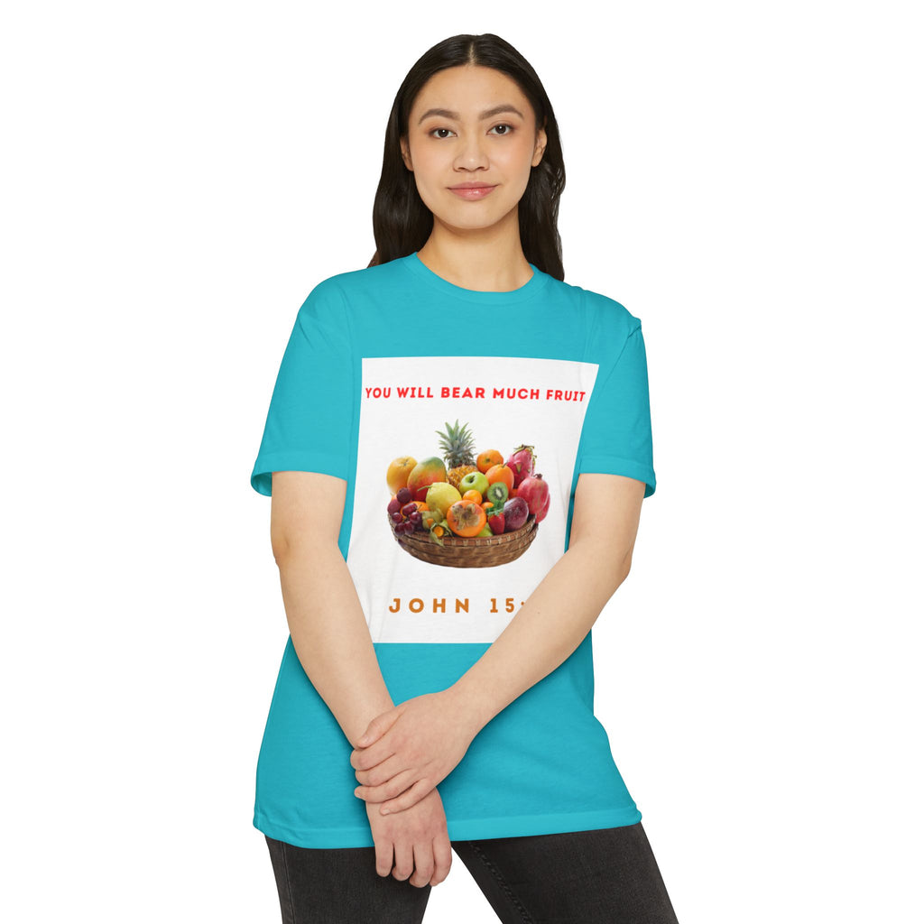 Fruitful Blessings Unisex T-Shirt, Inspirational Gift, Christian Tee, Summer Style, Motivational Shirt, Faith-Based Apparel