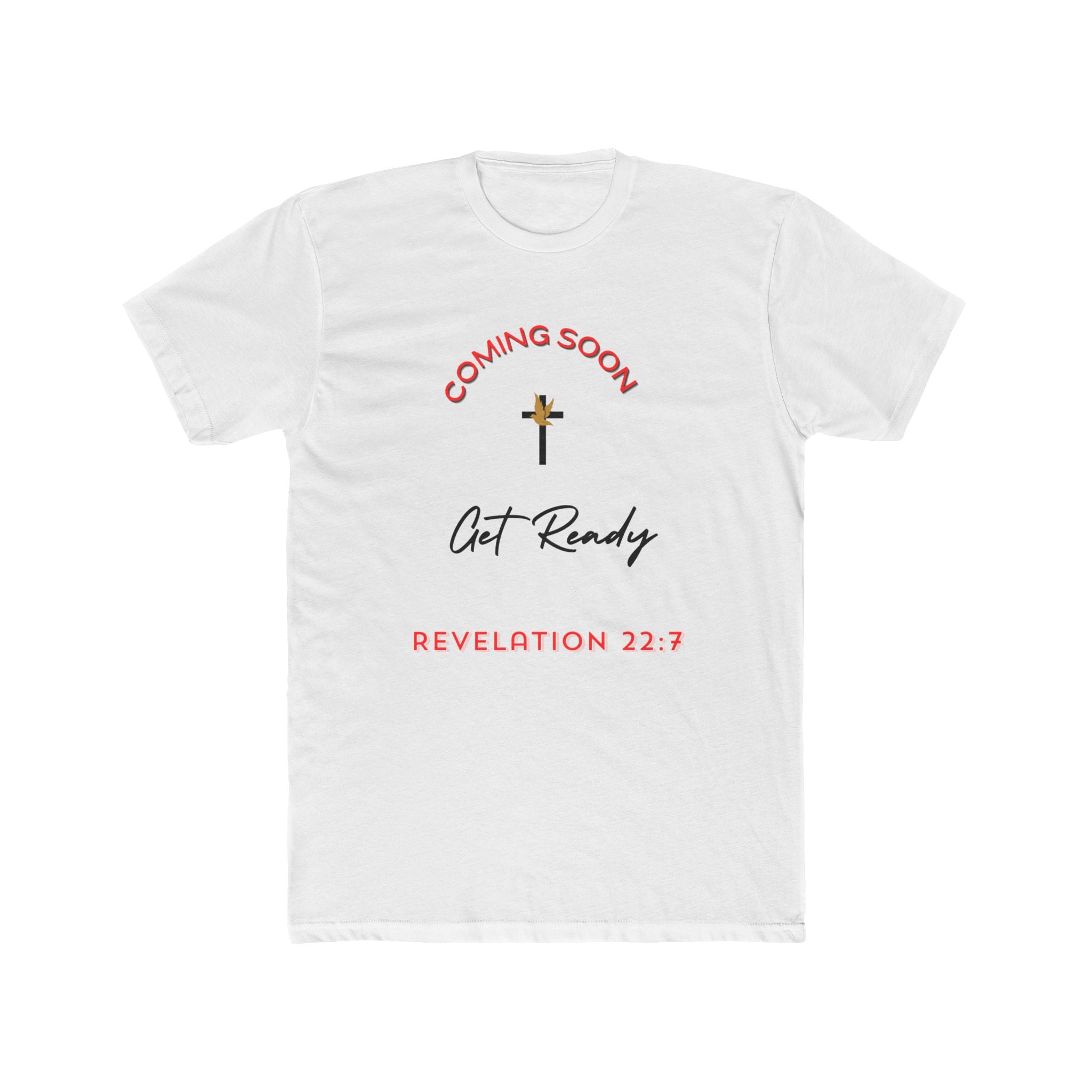 Coming Soon - Get Ready Unisex Cotton Crew Tee