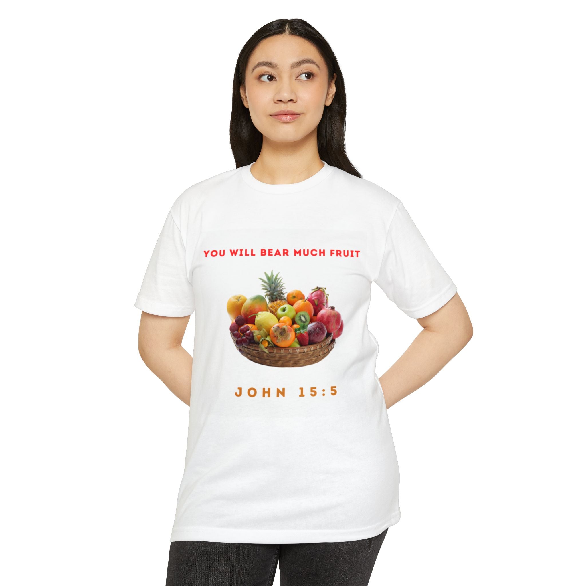 Fruitful Blessings Unisex T-Shirt, Inspirational Gift, Christian Tee, Summer Style, Motivational Shirt, Faith-Based Apparel