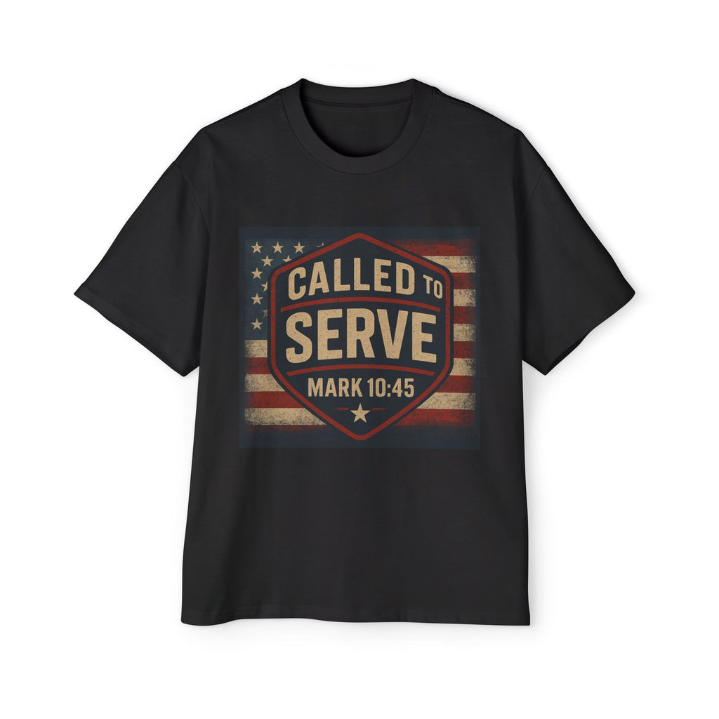 Called to Serve Heavy Oversized Tee