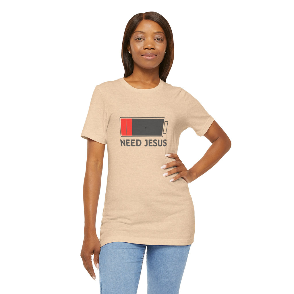 Faith-Inspired Short Sleeve Tee, Casual T-Shirt