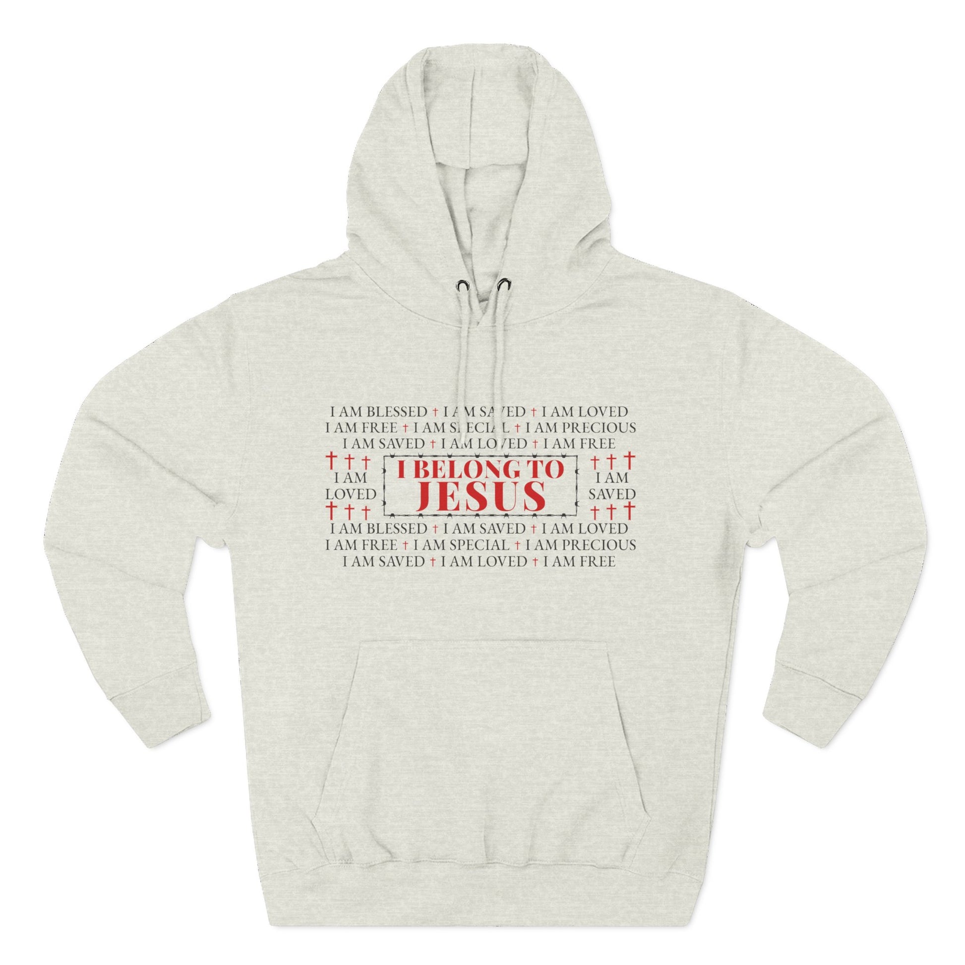 I Belong To Jesus Hoodie – Unisex Fleece Christian Sweatshirt, Faith Apparel Gift