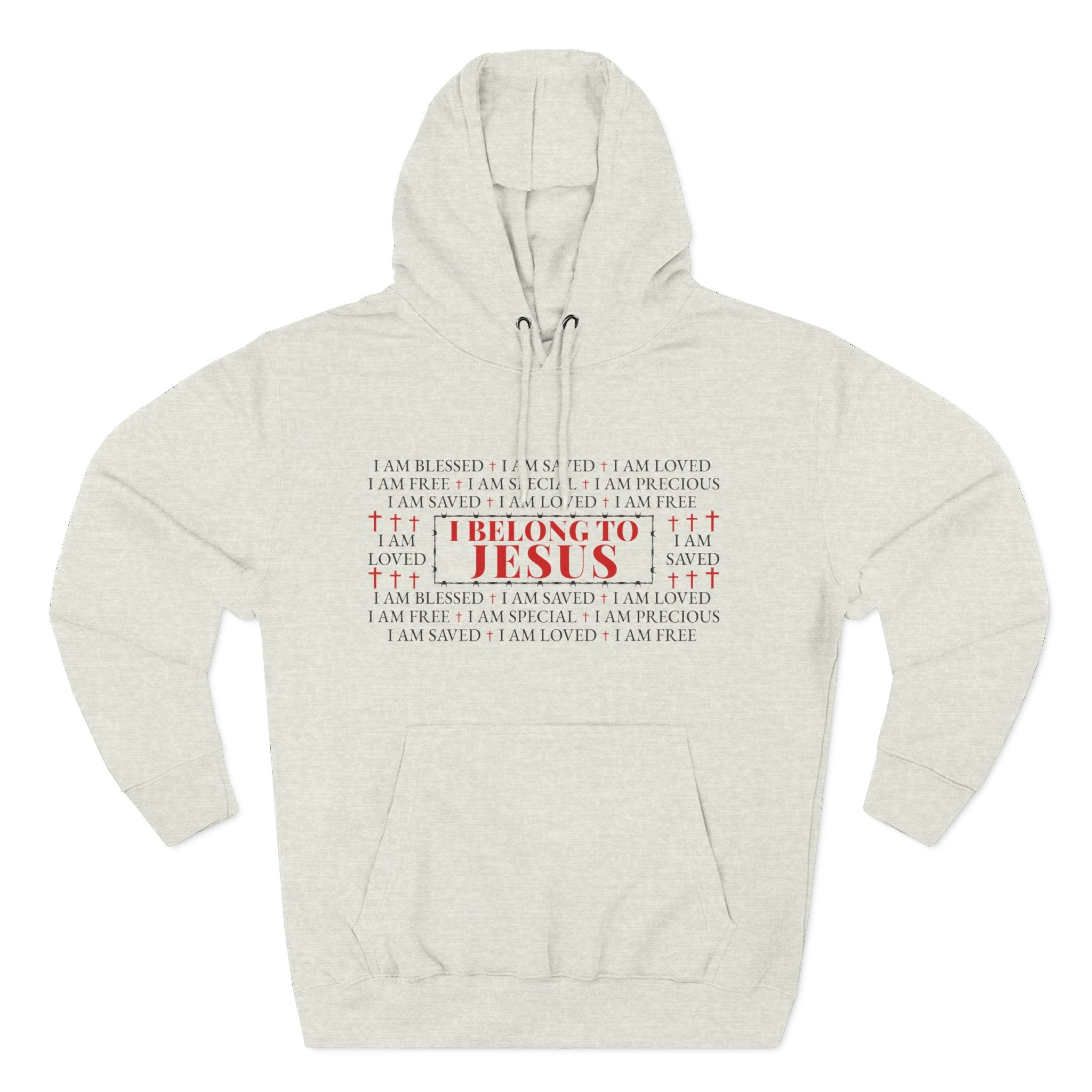 I Belong To Jesus Hoodie – Unisex Fleece Christian Sweatshirt, Faith Apparel Gift