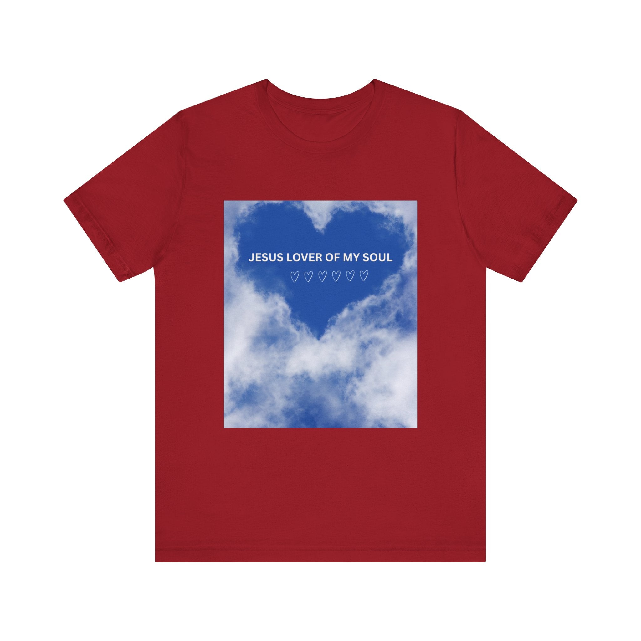 Jesus Lover of My Soul Tee - Comfort, Faith, Inspiration, Gift for Believers, Everyday Wear, Religious Apparel