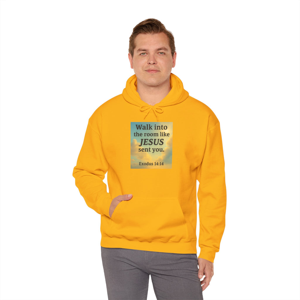 Walk Into The Room Unisex Heavy Blend™ Hooded Sweatshirt