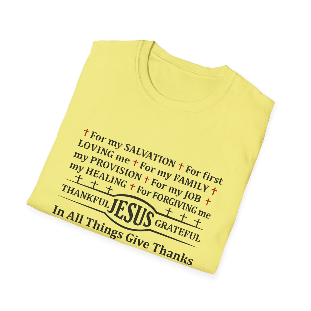 Thankful Jesus Grateful T-Shirt