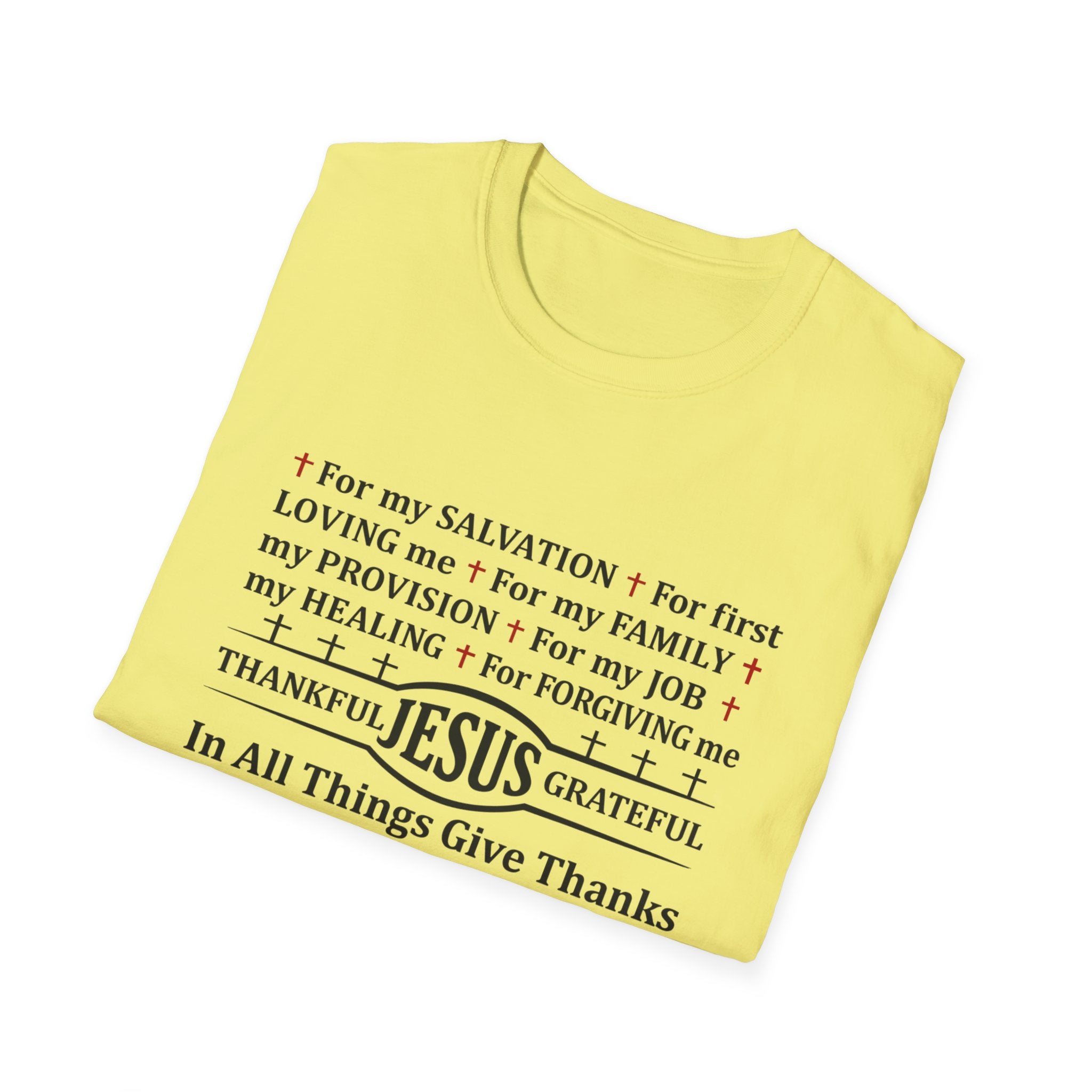 Thankful Jesus Grateful T-Shirt