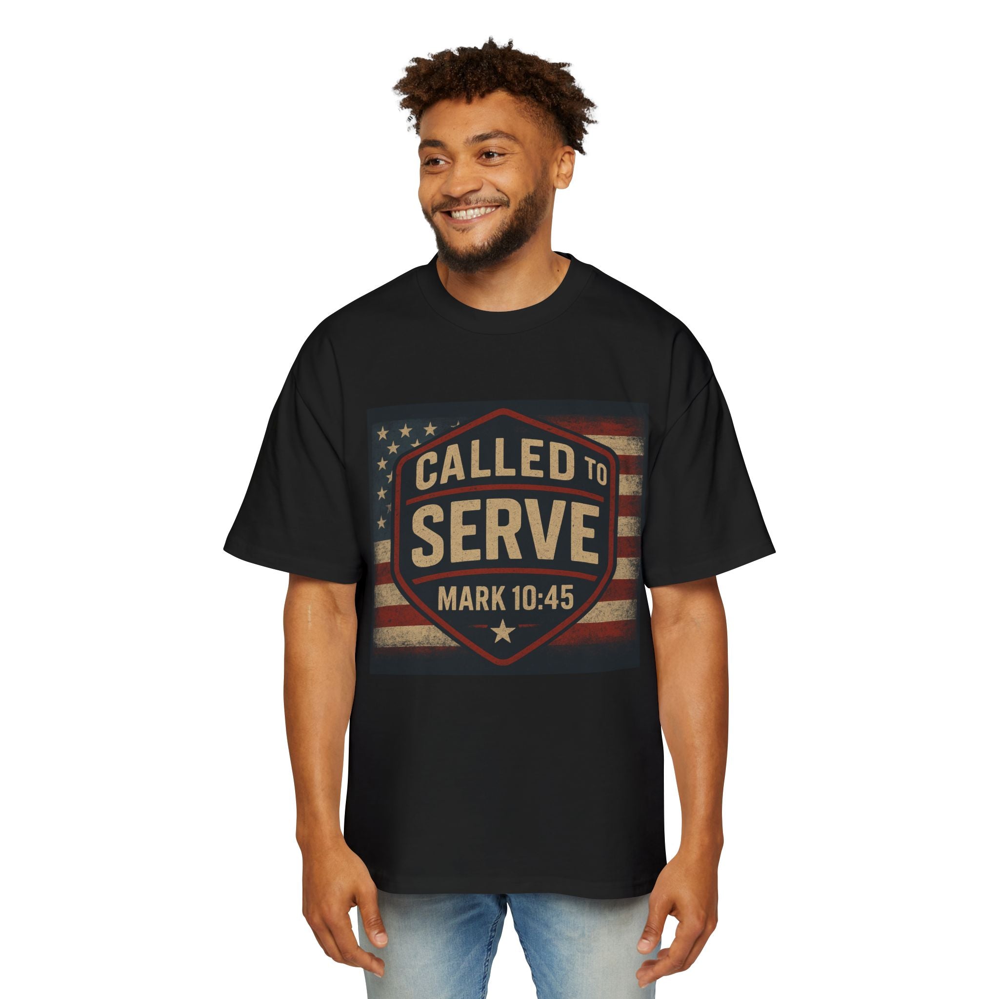 Called to Serve Heavy Oversized Tee