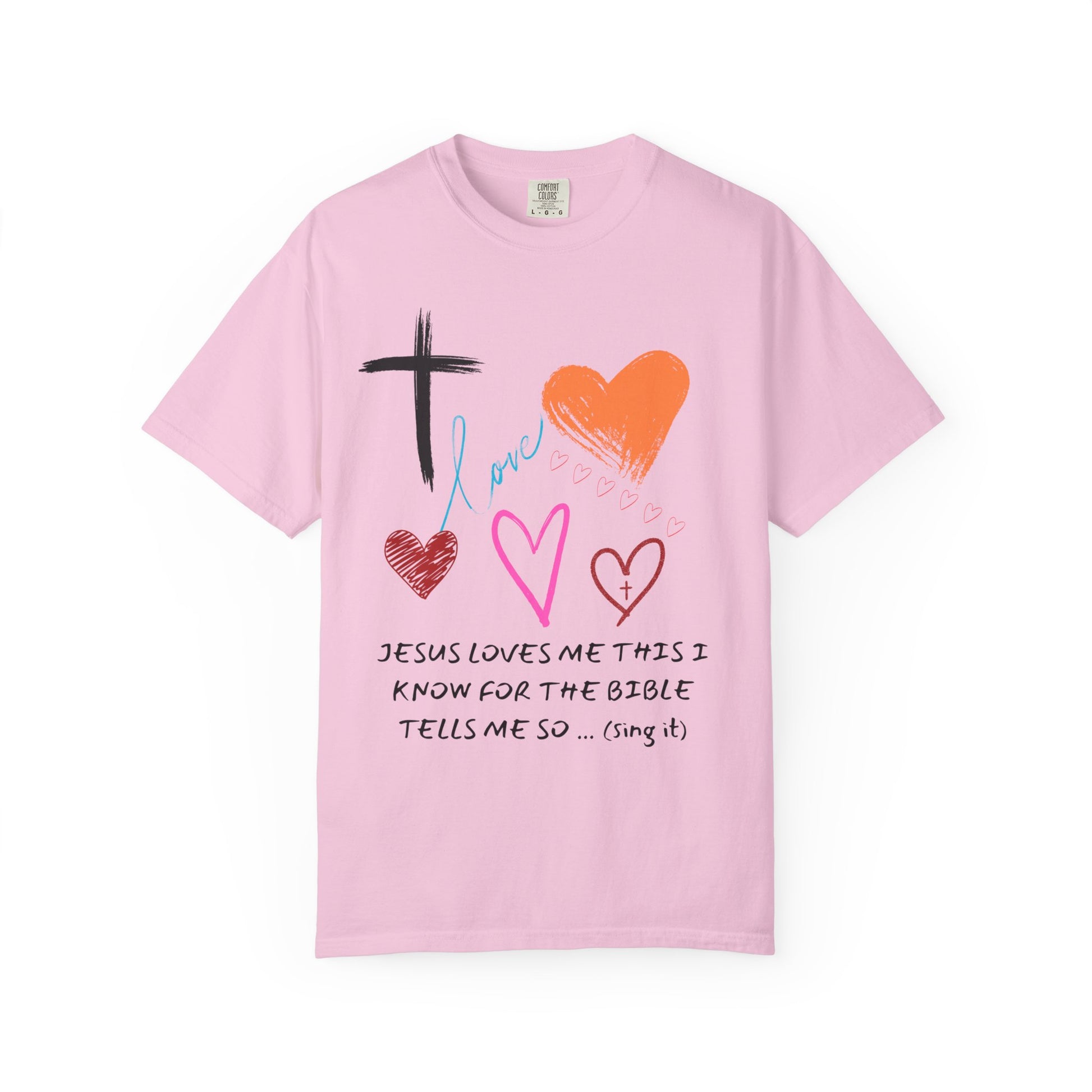 Faith-Inspired Unisex T-Shirt | Jesus Loves Me Design | Christian Apparel, Inspirational Gift, Casual Wear, Spiritual Clothing, Everyday Tee