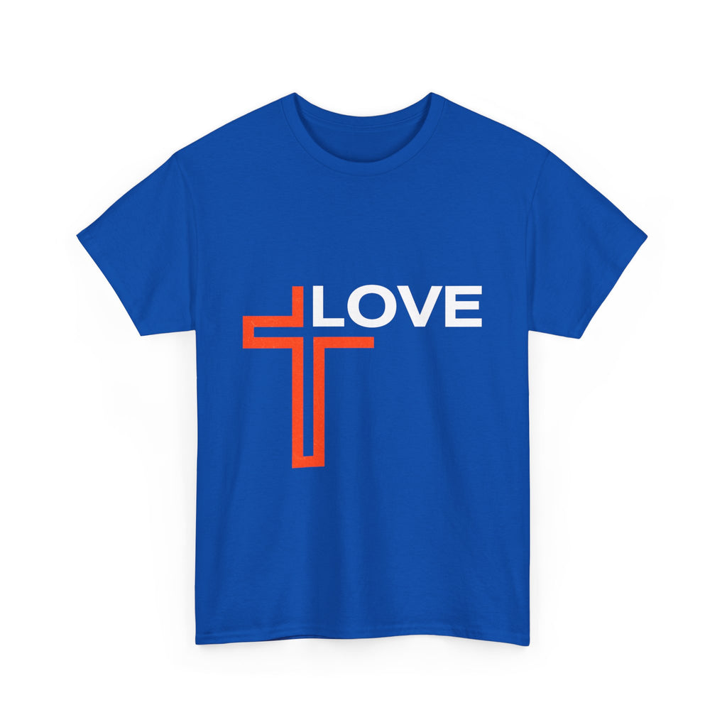 Love Unisex Heavy Cotton T-Shirt – Christian Faith Tee, Inspirational Apparel